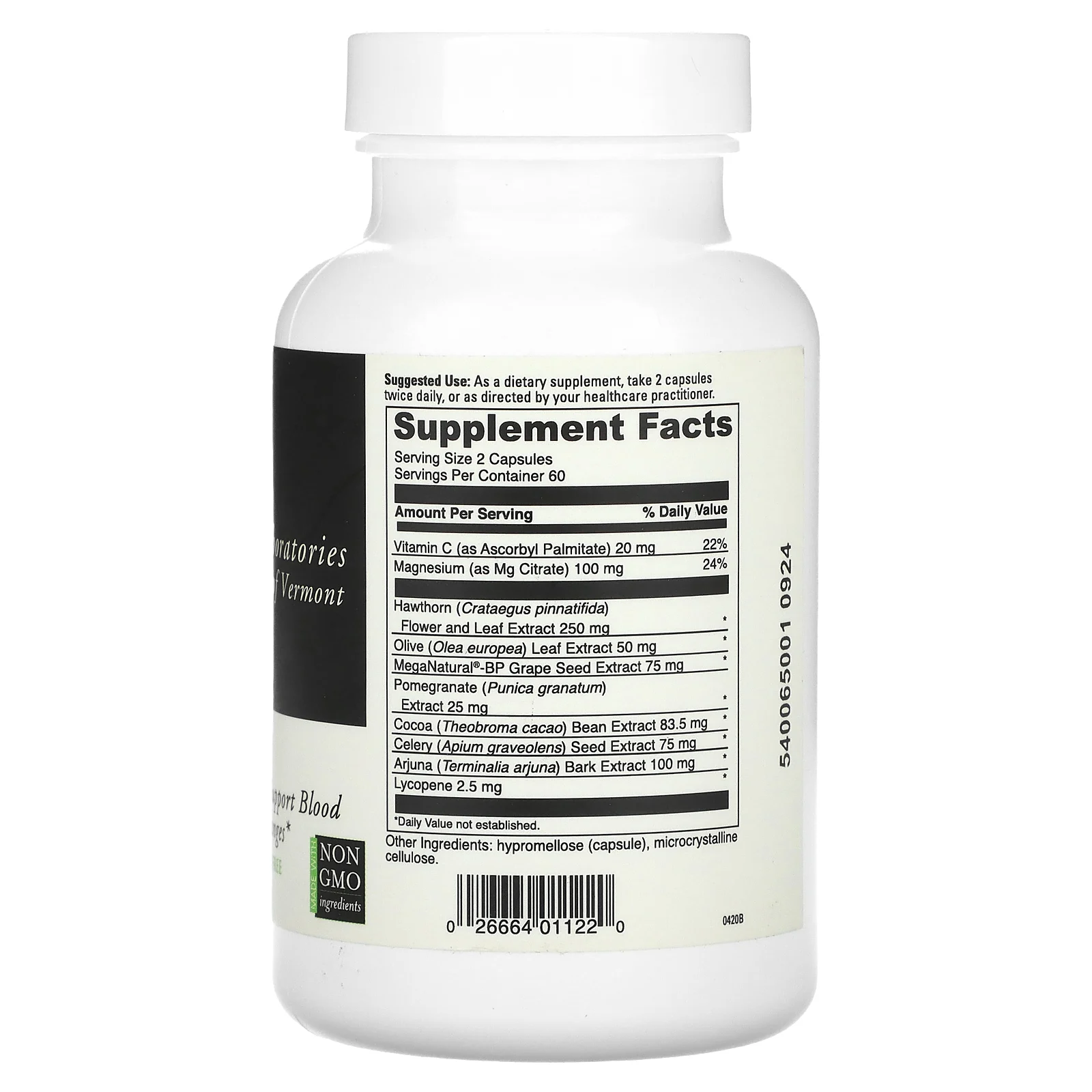 DaVinci Laboratories of Vermont, BP Elite`` 120 капсул