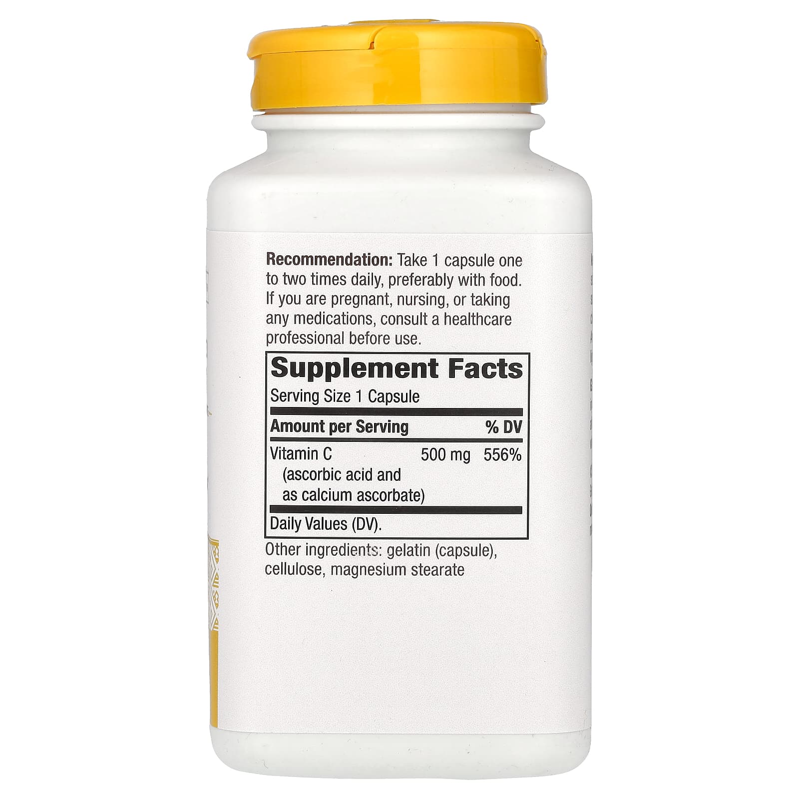 Nature's Way, буферизованный витамин C-500, 500 мг, 250 капсул