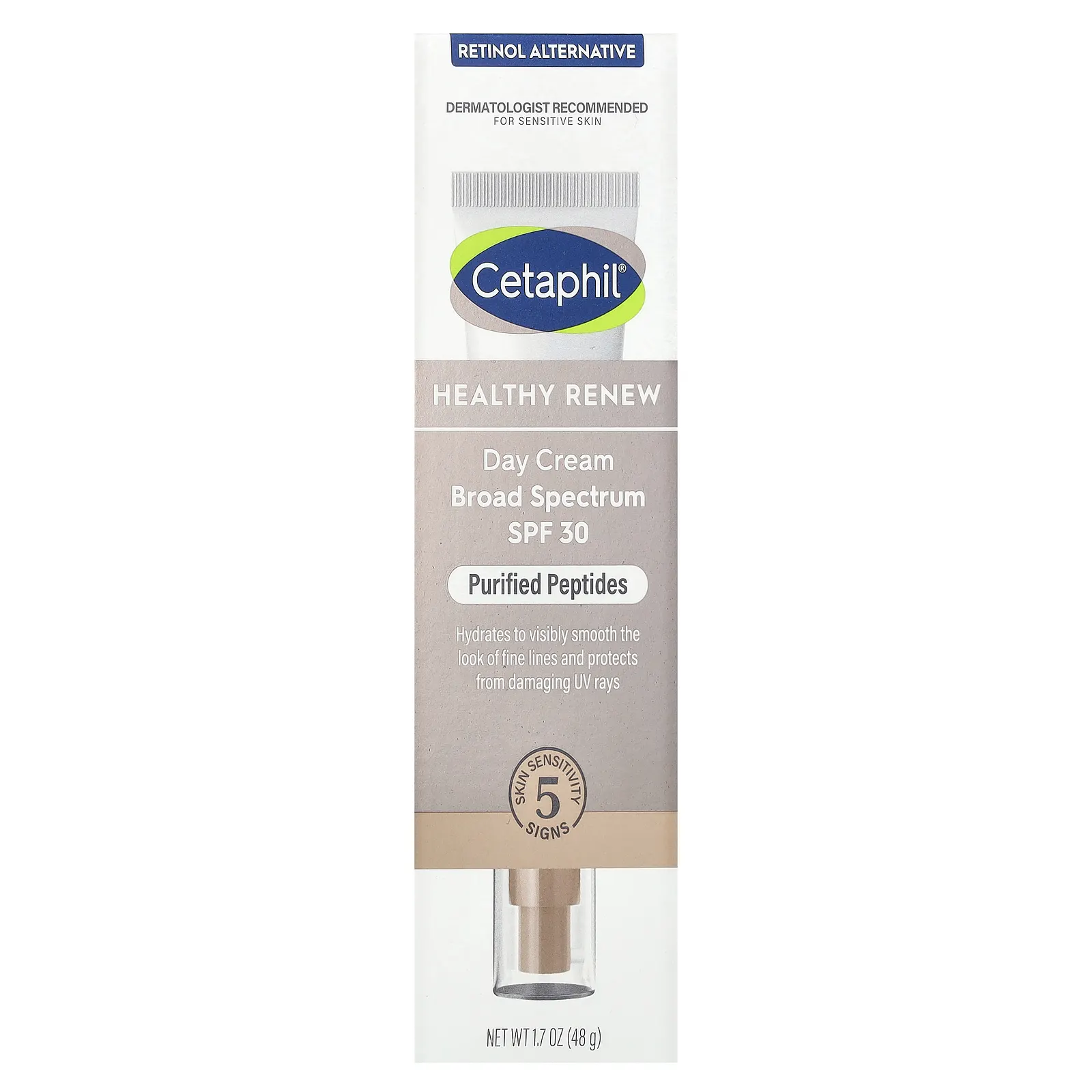 Cetaphil, Healthy Renew, дневной крем, SPF 30, без отдушек, 48 г (1,7 унции)