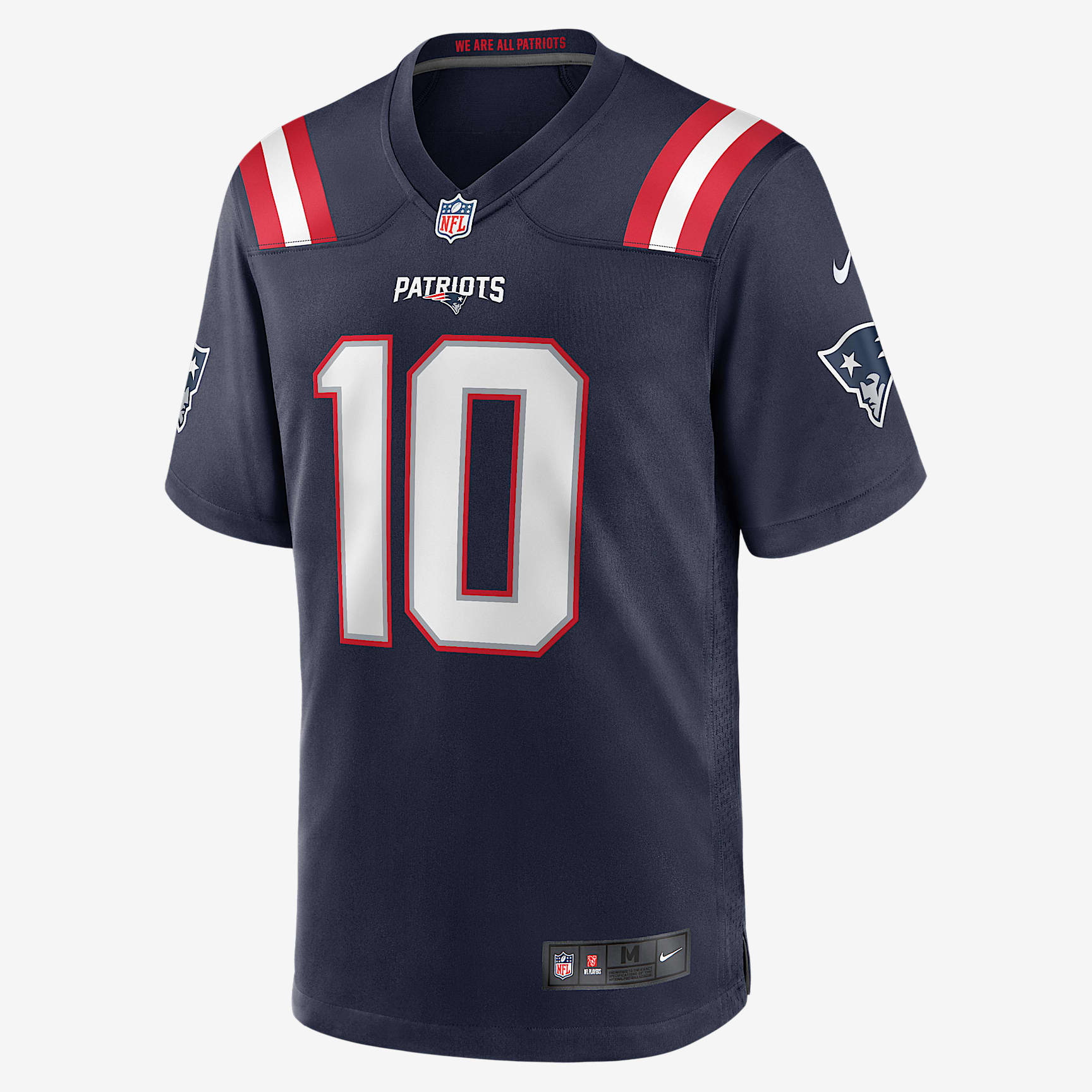 Drake Maye New England Patriots Men's Nike NFL Game Jersey
