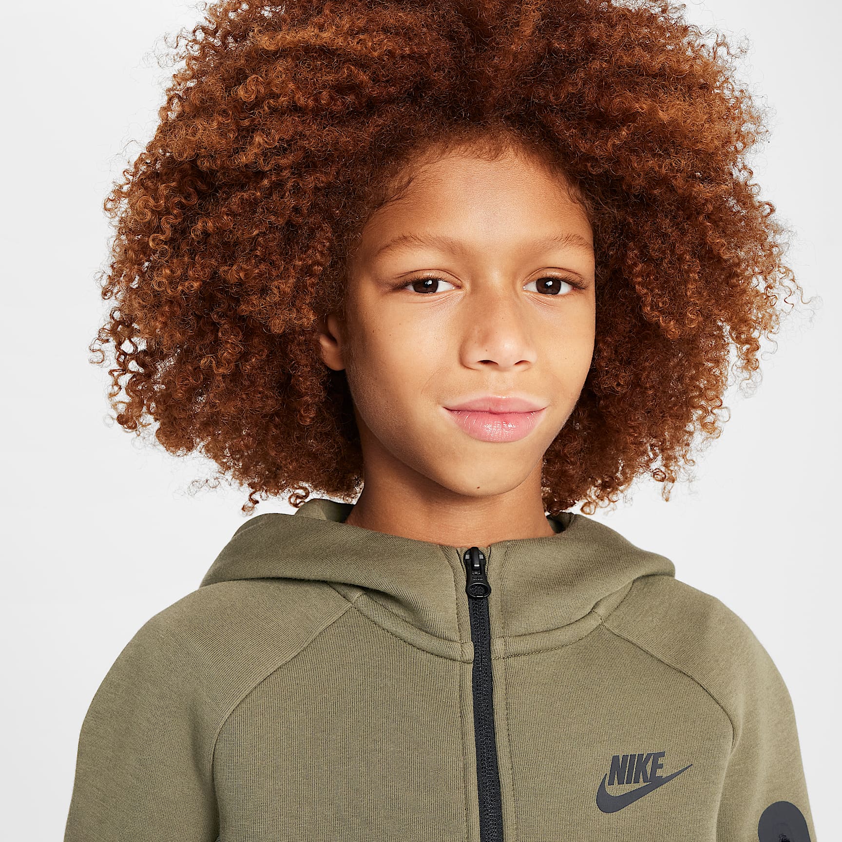 Nike Sportswear Tech Fleece Big Kids' Full-Zip Hoodie