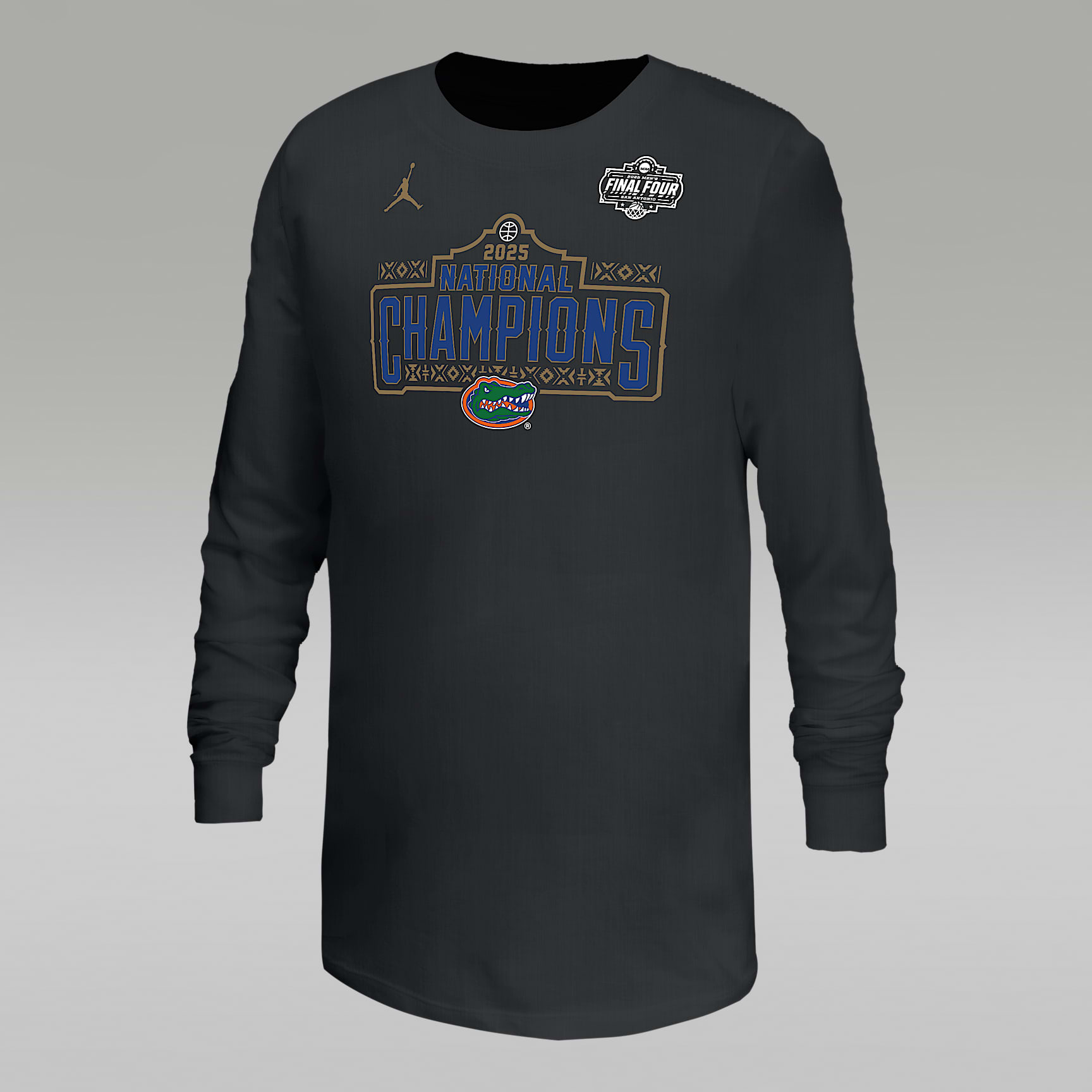 Florida (Men's Team) Big Kids' Jordan College National Champs Long-Sleeve T-Shirt