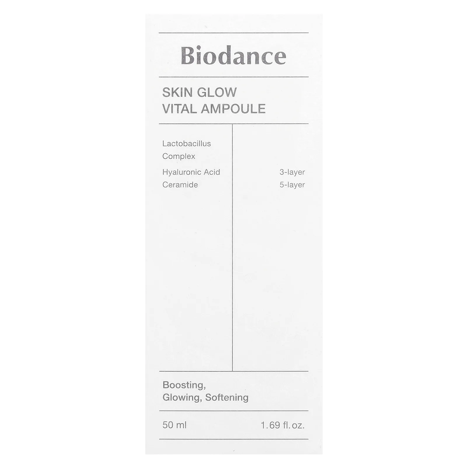 Biodance, Skin Glow Vital Ampoule, 50 мл (1,69 жидк. унц.)