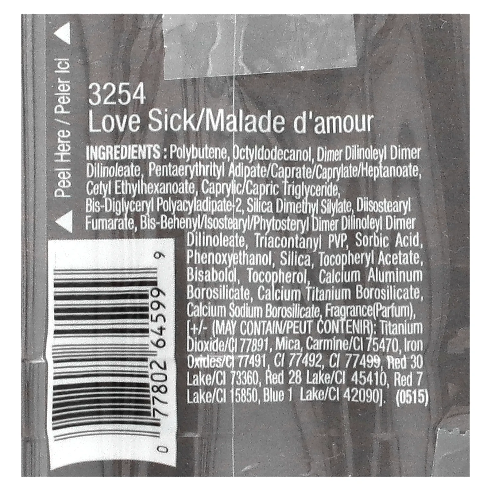 Black Radiance, Brilliant Effects, блеск для губ, оттенок 3254 Love Sick, 6,7 мл (0,23 жидк. унции)