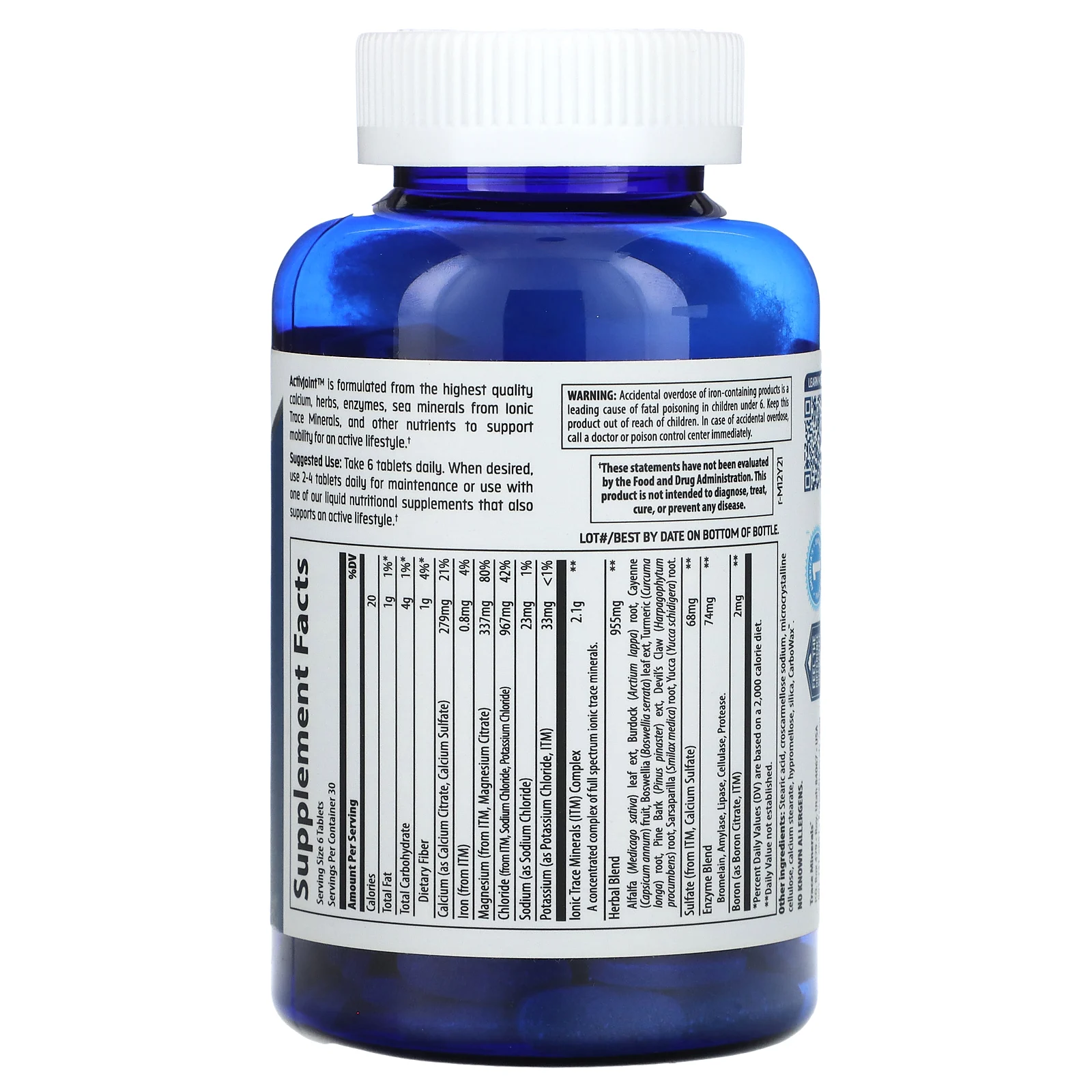 Trace Minerals ®, ActivJoint`` 180 таблеток