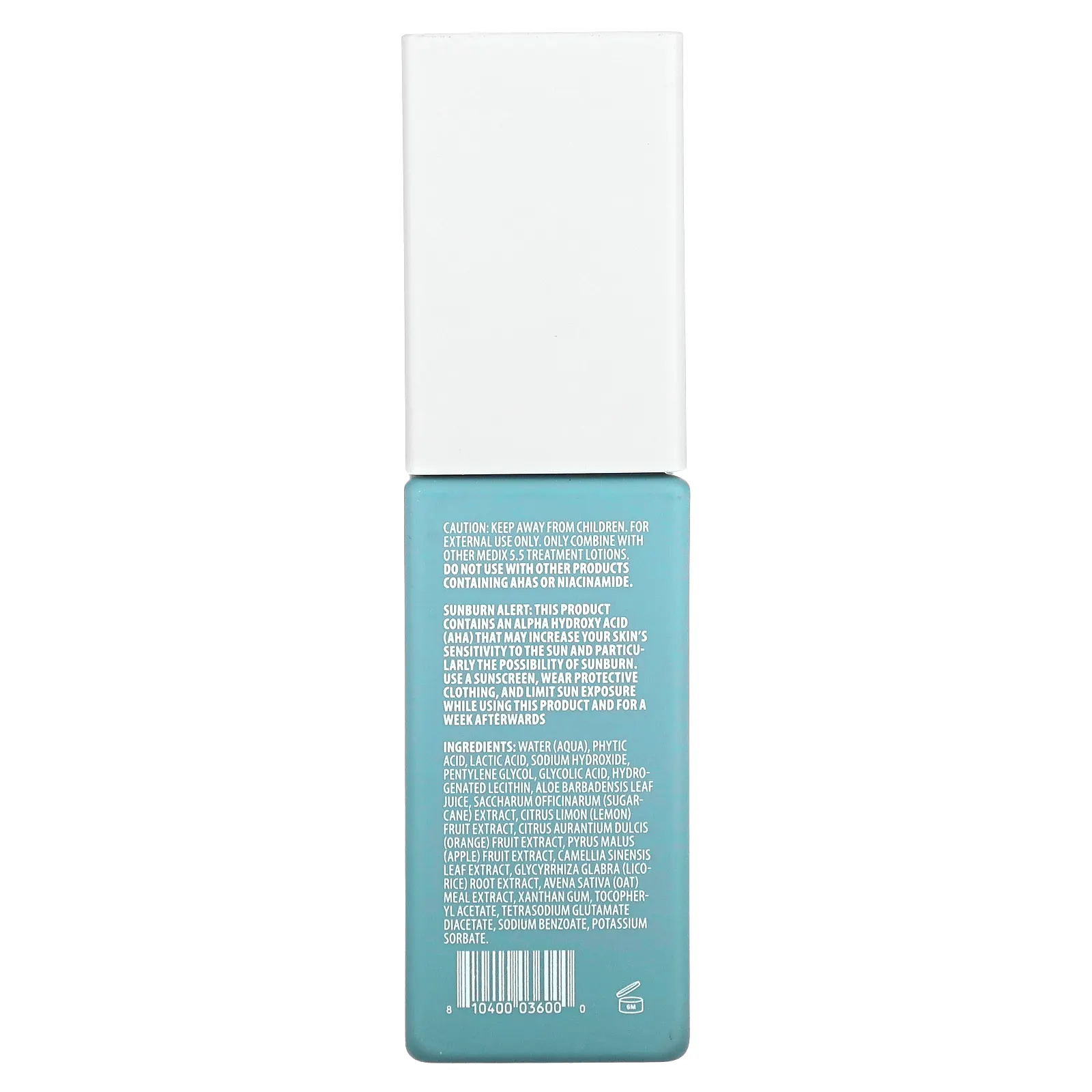 Medix 5.5, 20% AHA / PHA, бустерная сыворотка, 1,7 жидк. унция (50 мл)