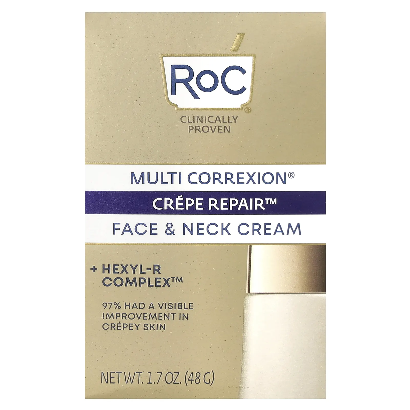 RoC, Multi Correxion, Crepe Repair, крем для лица и шеи, 48 г (1,7 унции)