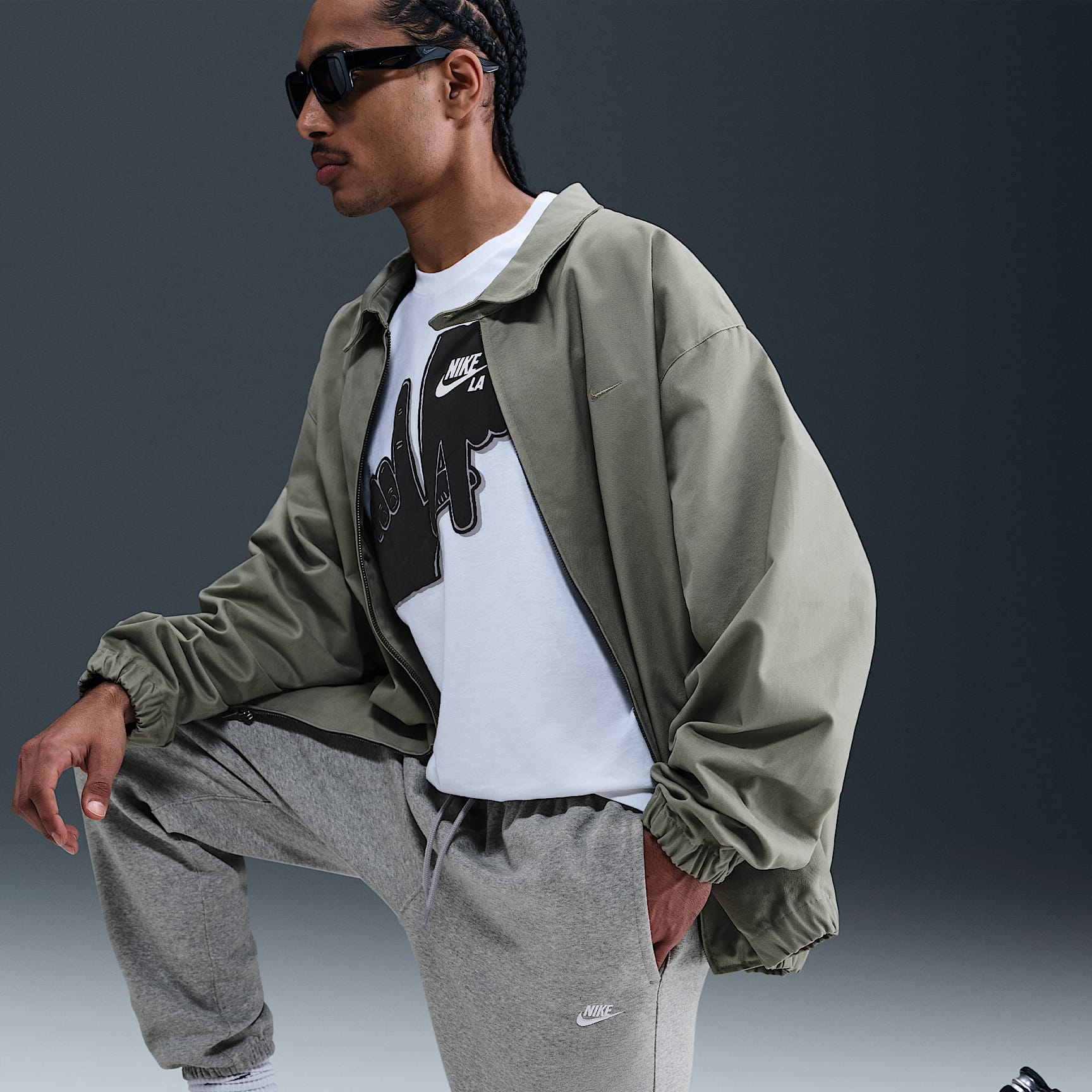 Nike Club Men's Cuffed Brushed Fleece Pants
