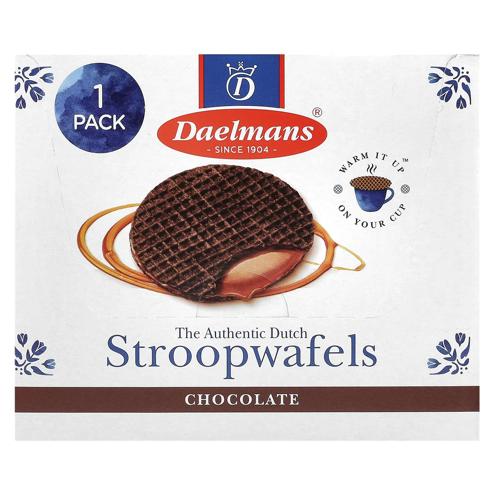 Daelmans, Stroopwafels, шоколад, 24 вафли, 36 г (1,27 унции)