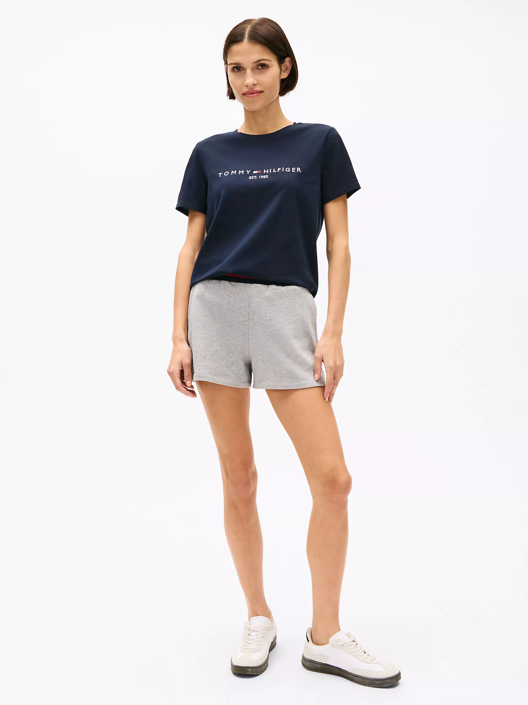 Женская футболка Tommy Hilfiger, Футболка с вышитым логотипом Tommy