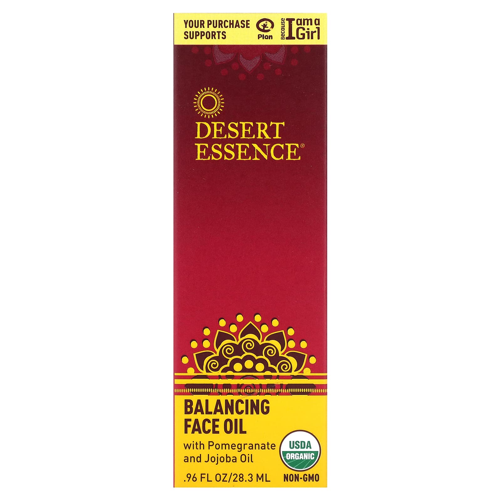Desert Essence, Балансирующее масло для лица, 28,3 мл (0,96 жидк. Унции)