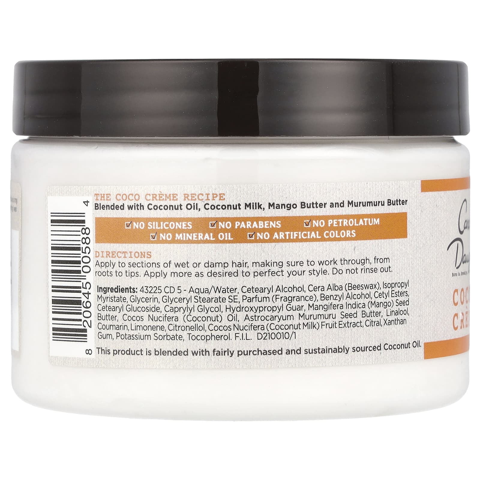 Carol's Daughter, Coco Creme, увлажняющее масло для волос, 340 г (12 унций)