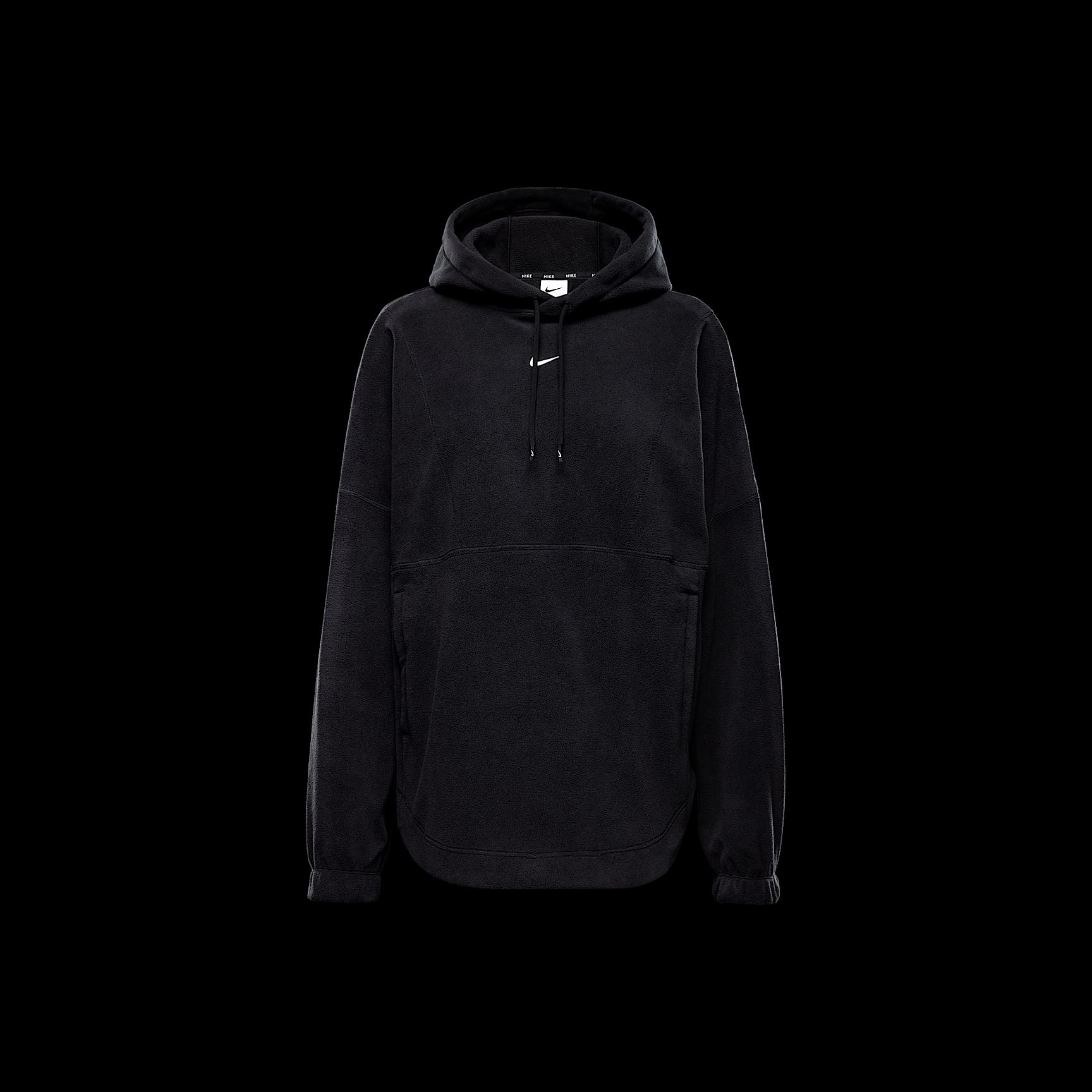 Nike One Women's Oversized Therma-FIT Pullover Fleece Hoodie