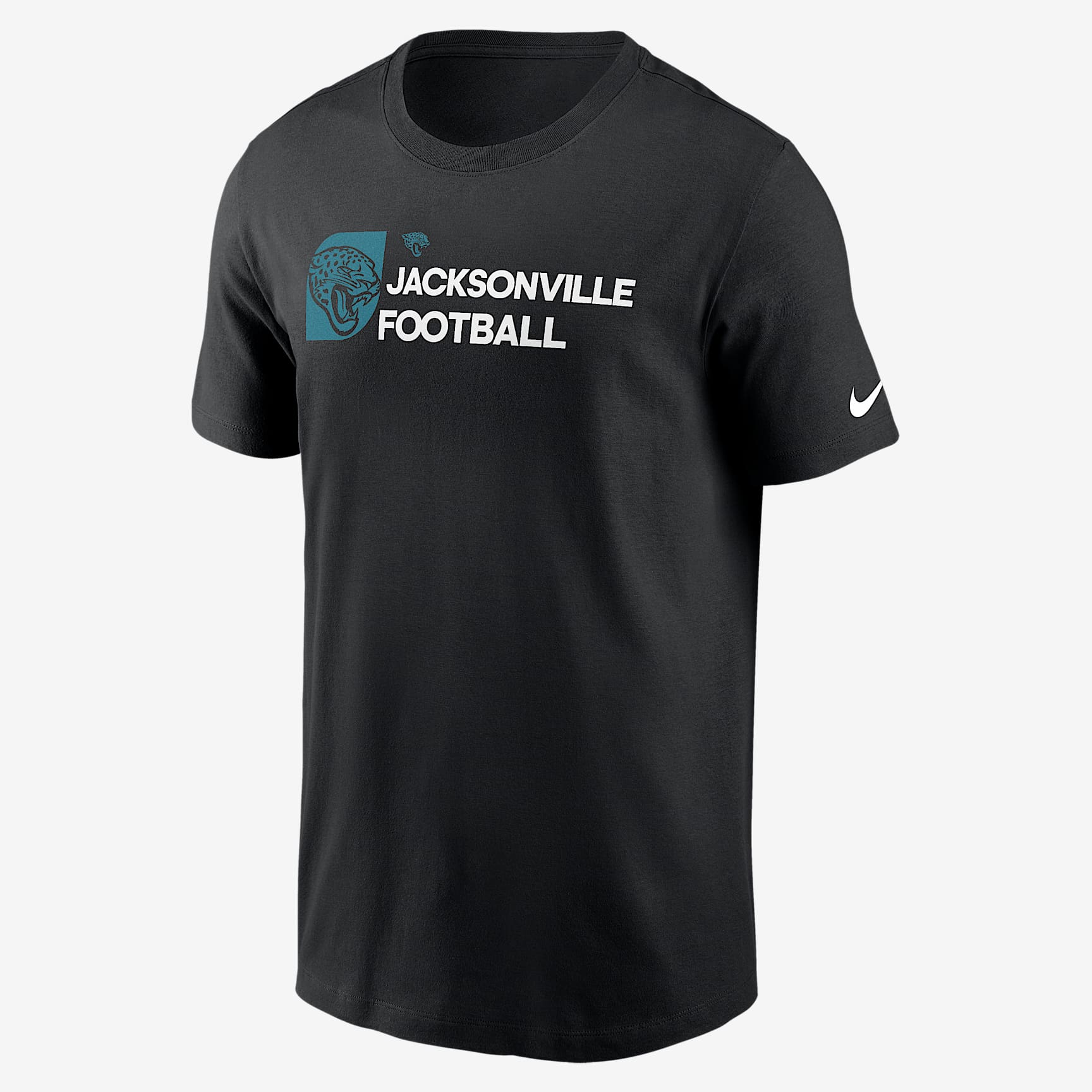 Jacksonville Jaguars Team Outline Essential T-Shirt Men's Nike NFL T-Shirt