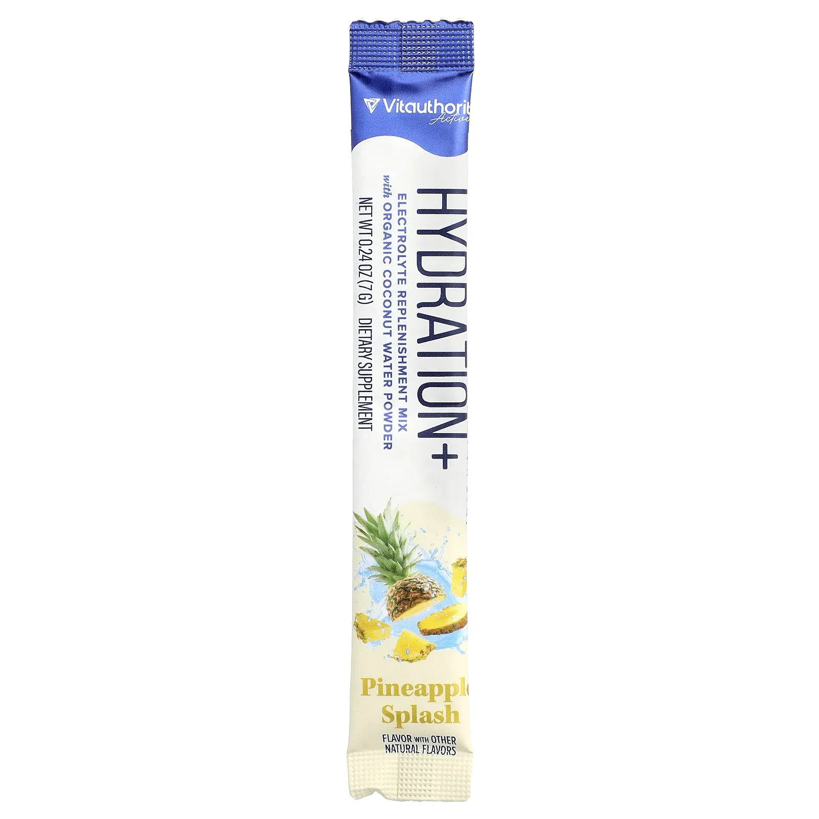 Vitauthority, Active, Hydration+, ананасовый спрей, 18 стиков по 7 г (0,24 унции)