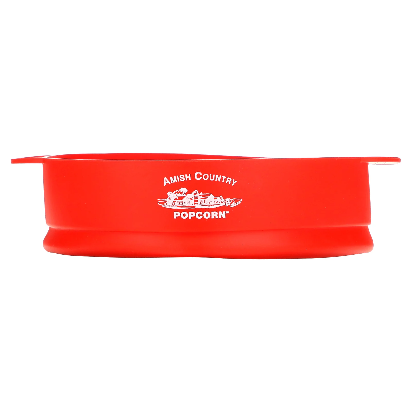 Amish Country Popcorn, Силиконовый попкорн для микроволновой печи, красный, 4 шт.