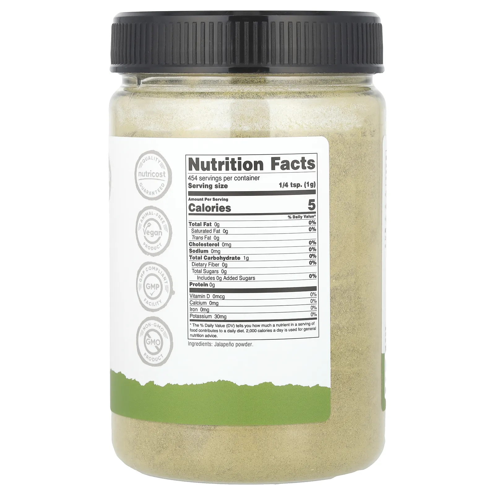 Nutricost, Pantry, порошок халапеньо, 454 г (16,2 унции)