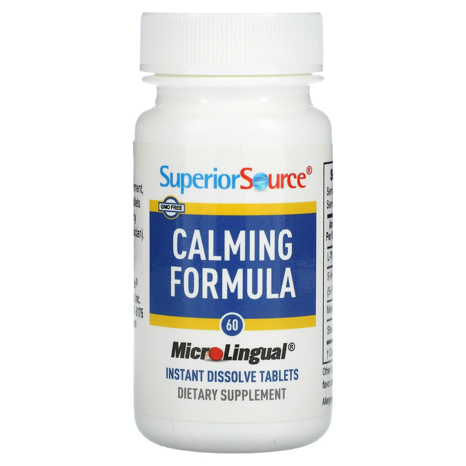 Superior Source, Успокоительное средство, 60 быстрорастворимых таблеток