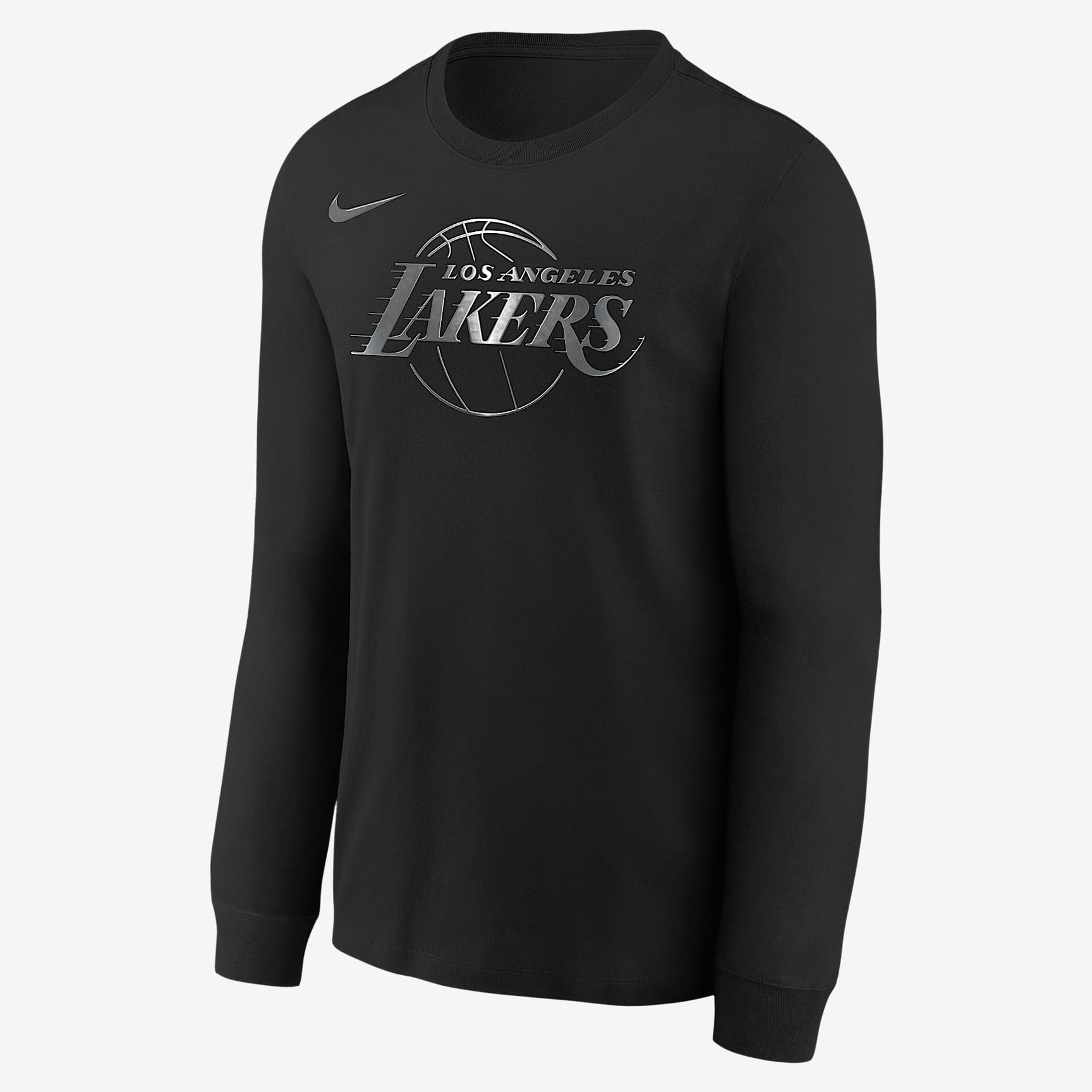 Los Angeles Lakers Courtside Big Kids' Nike NBA Boxy Long-Sleeve T-Shirt