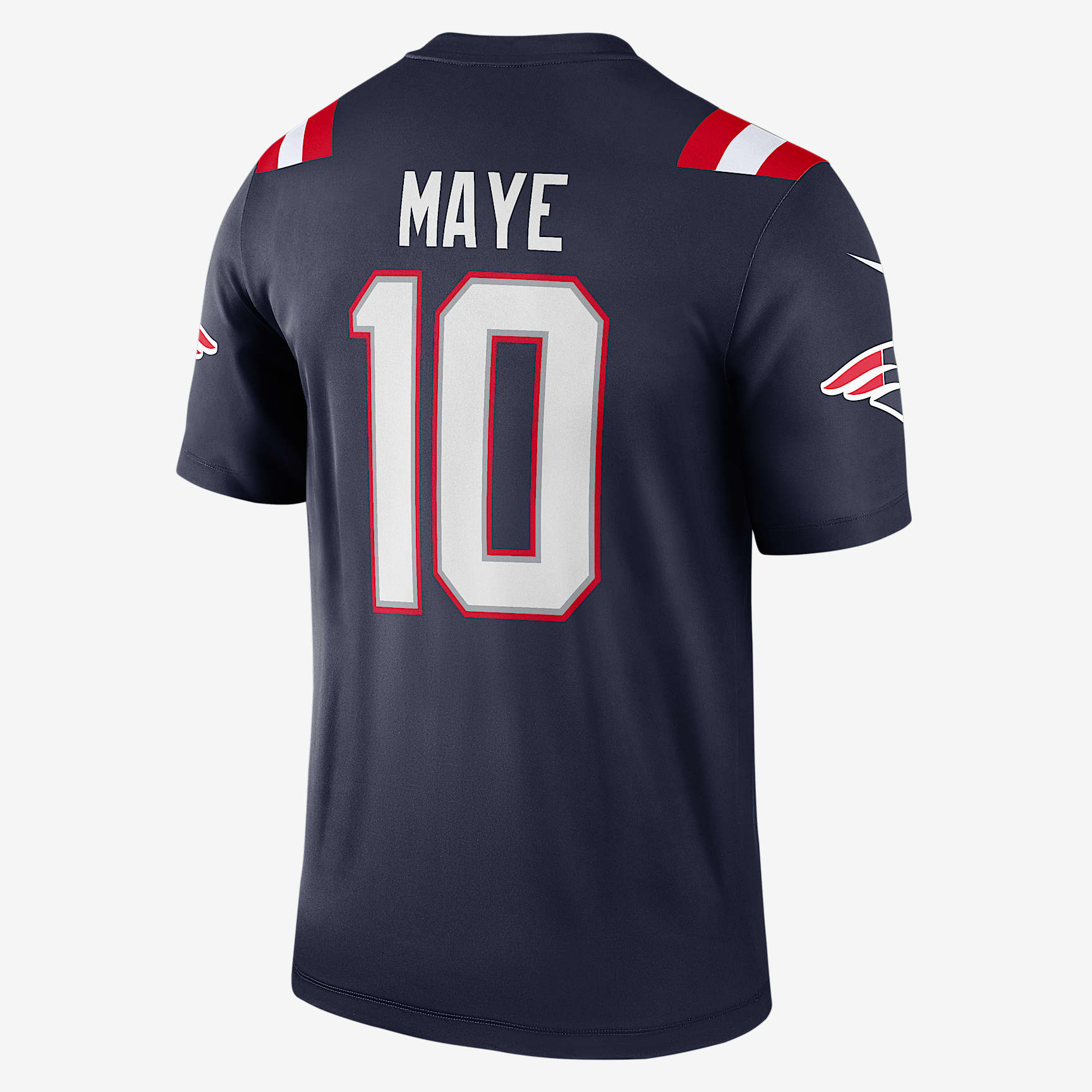 Drake Maye New England Patriots Men's Nike Dri-FIT NFL Legend Jersey