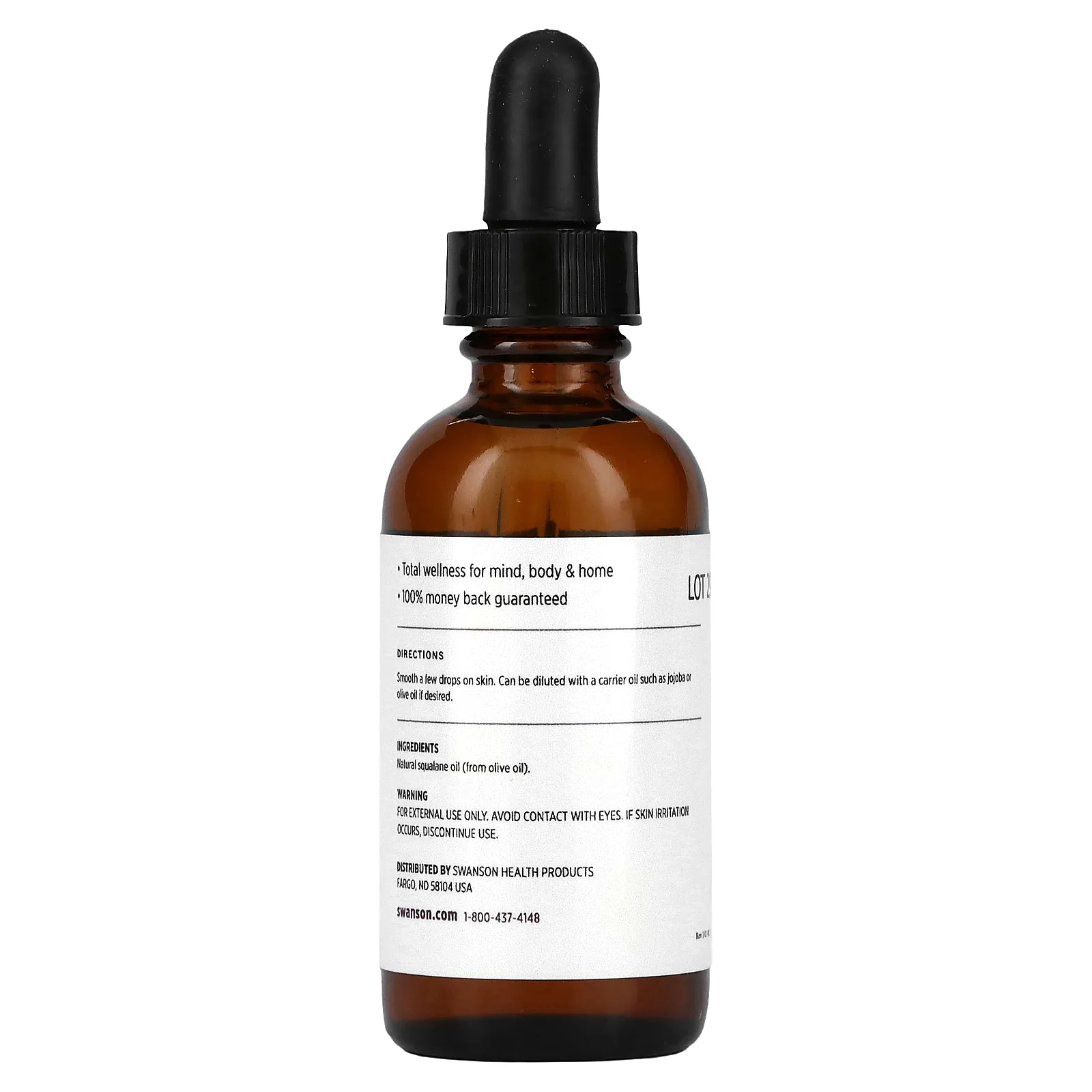 Swanson, Сквалановое масло, 59 мл (2 жидк. Унции)