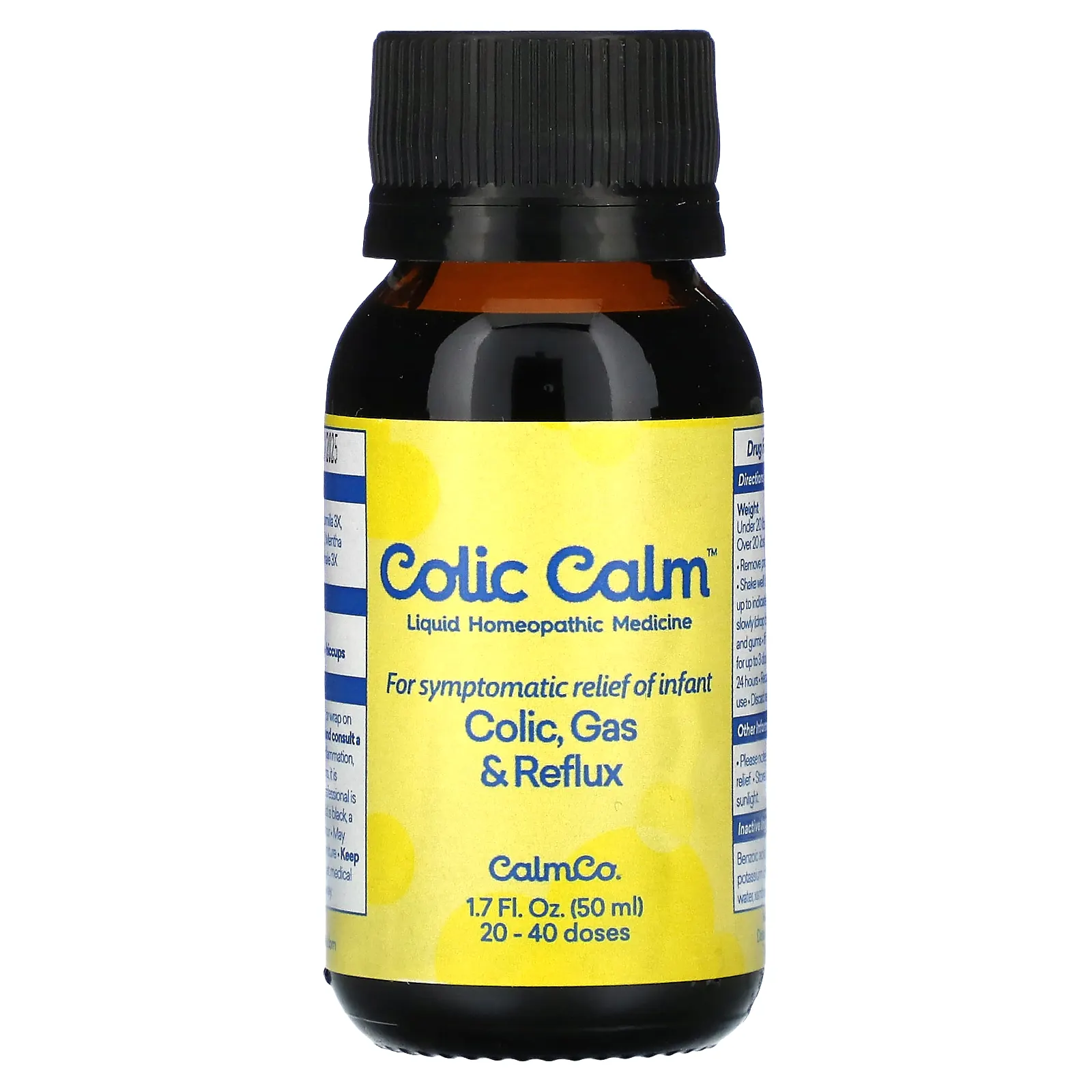 Colic Calm, Colic, средство от газообразования и рефлюкса, для младенцев, 50 мл (1,7 жидк. унции)
