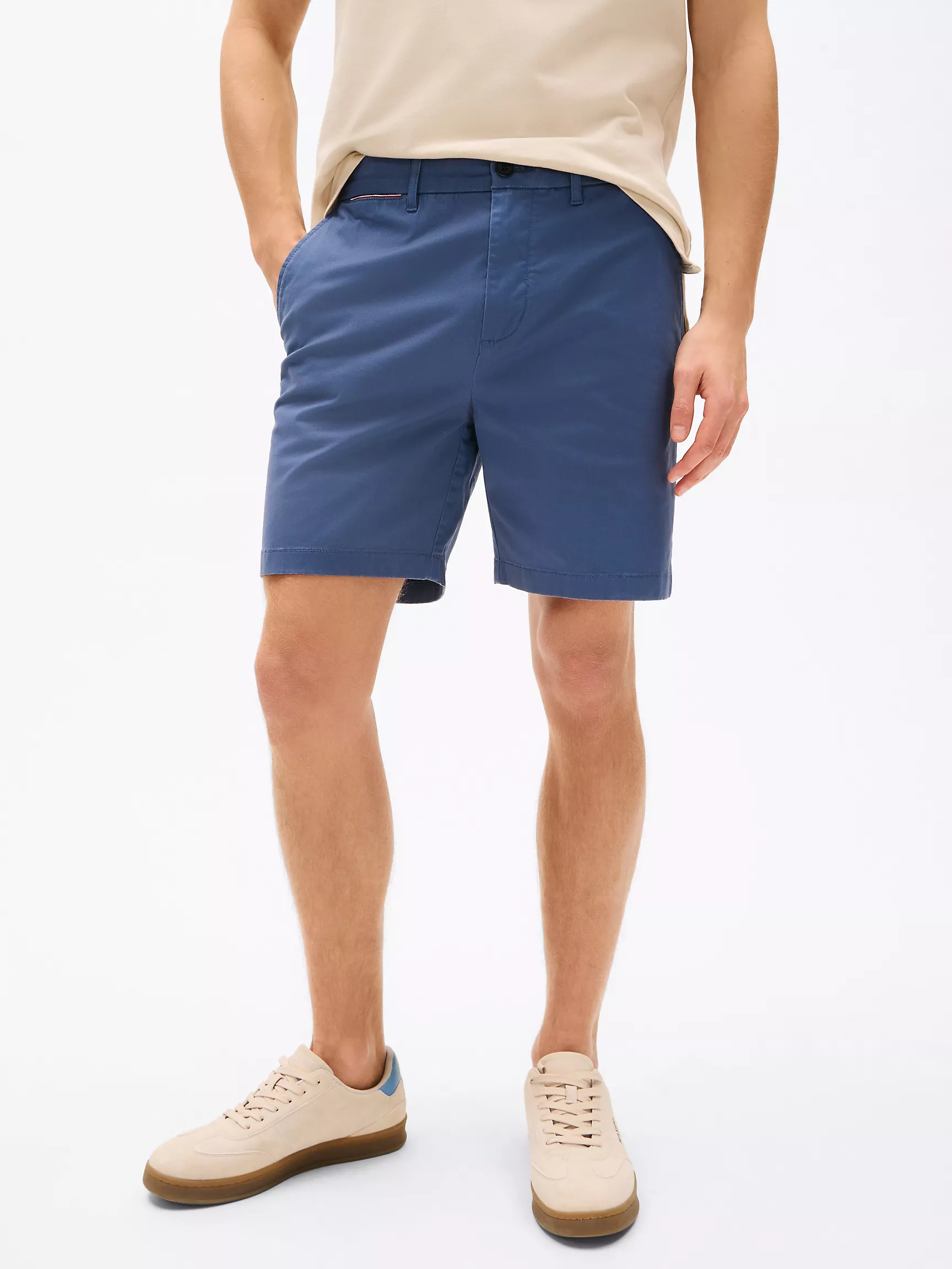Мужские шорты Tommy Hilfiger, Комфортные эластичные шорты стандартного кроя (7 дюймов)