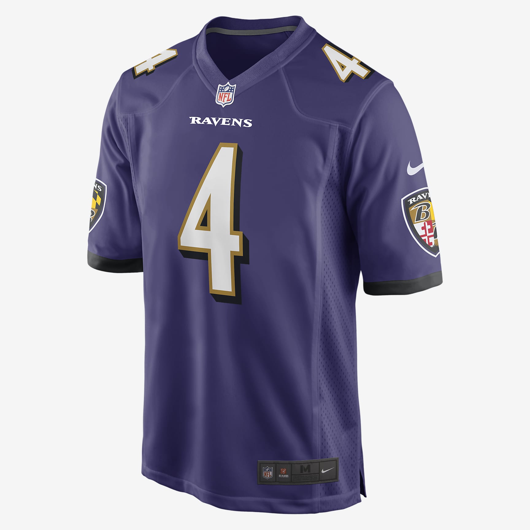 Zay Flowers Baltimore Ravens Men's Nike NFL Game Football Jersey