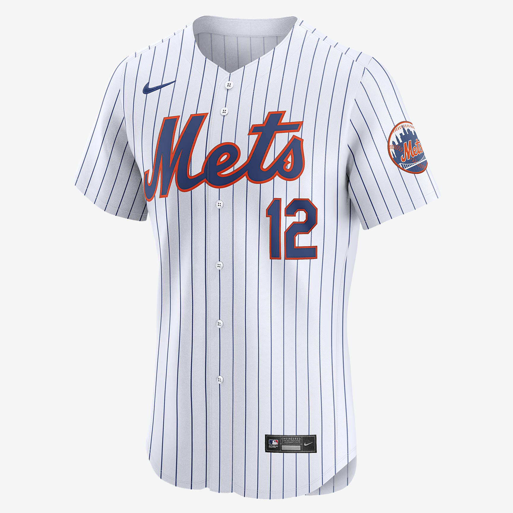Francisco Lindor New York Mets Men's Nike Dri-FIT ADV MLB Elite Jersey