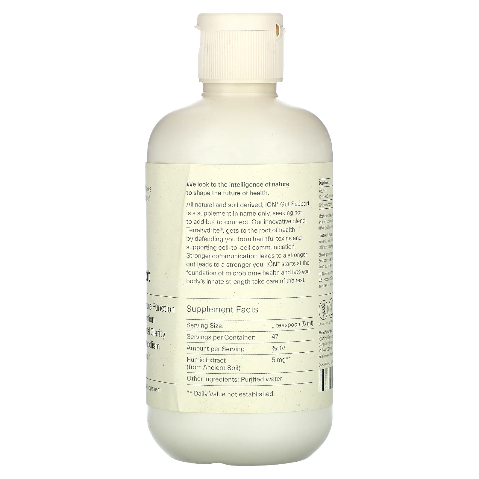 ION Intelligence of Nature, поддержка кишечника, 236 мл (8 жидк. унций)