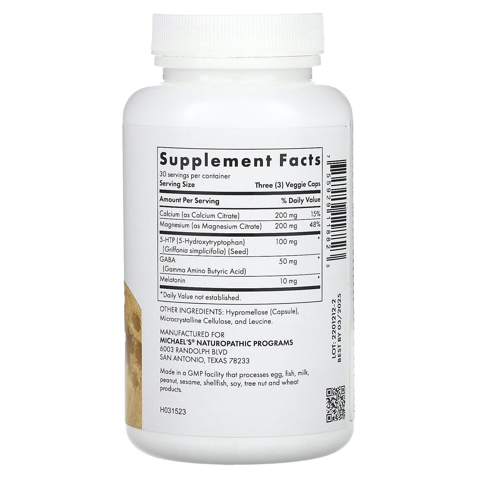 Michael's Naturopathic, Sleep Factors, 90 веганских капсул