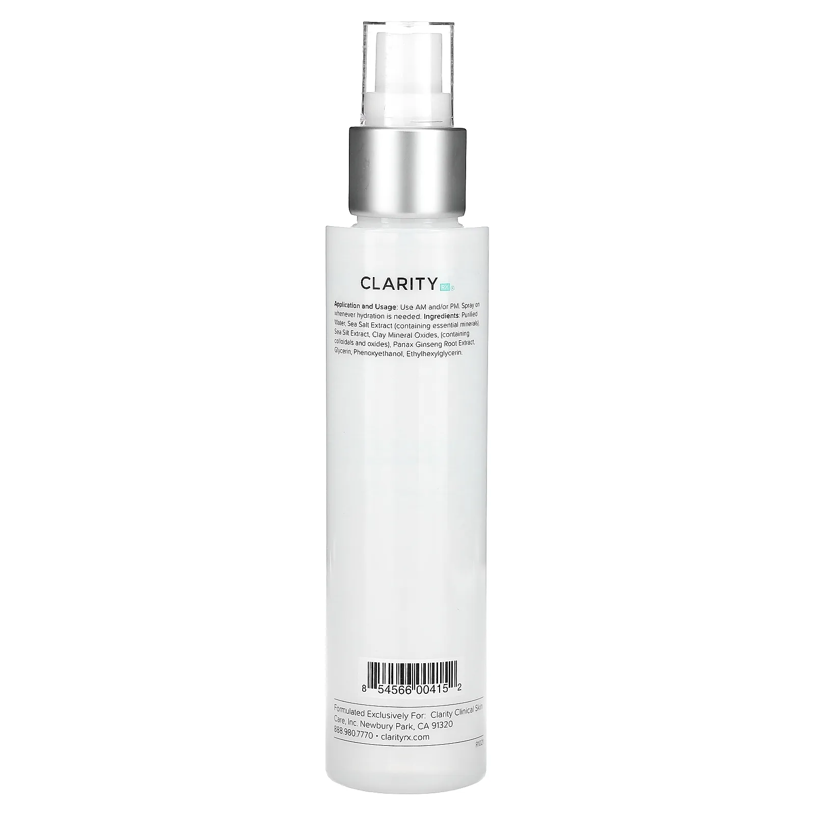 ClarityRx, Возьмите Your Vitamins, ежедневный минеральный спрей для тусклой кожи, 120 мл (4 жидк. унции)