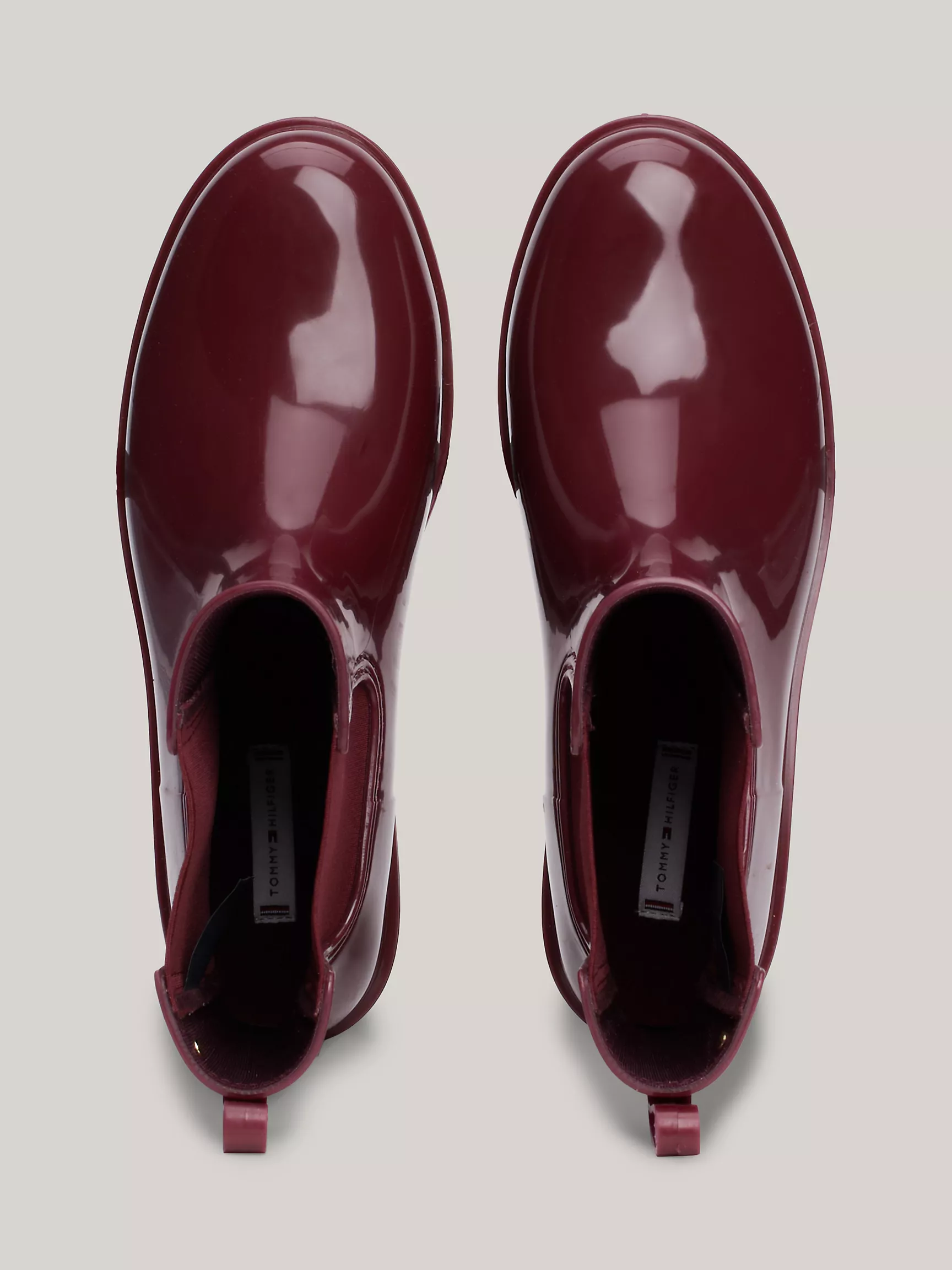 Женские ботинки Tommy Hilfiger, Резиновые сапоги на рифленой подошве