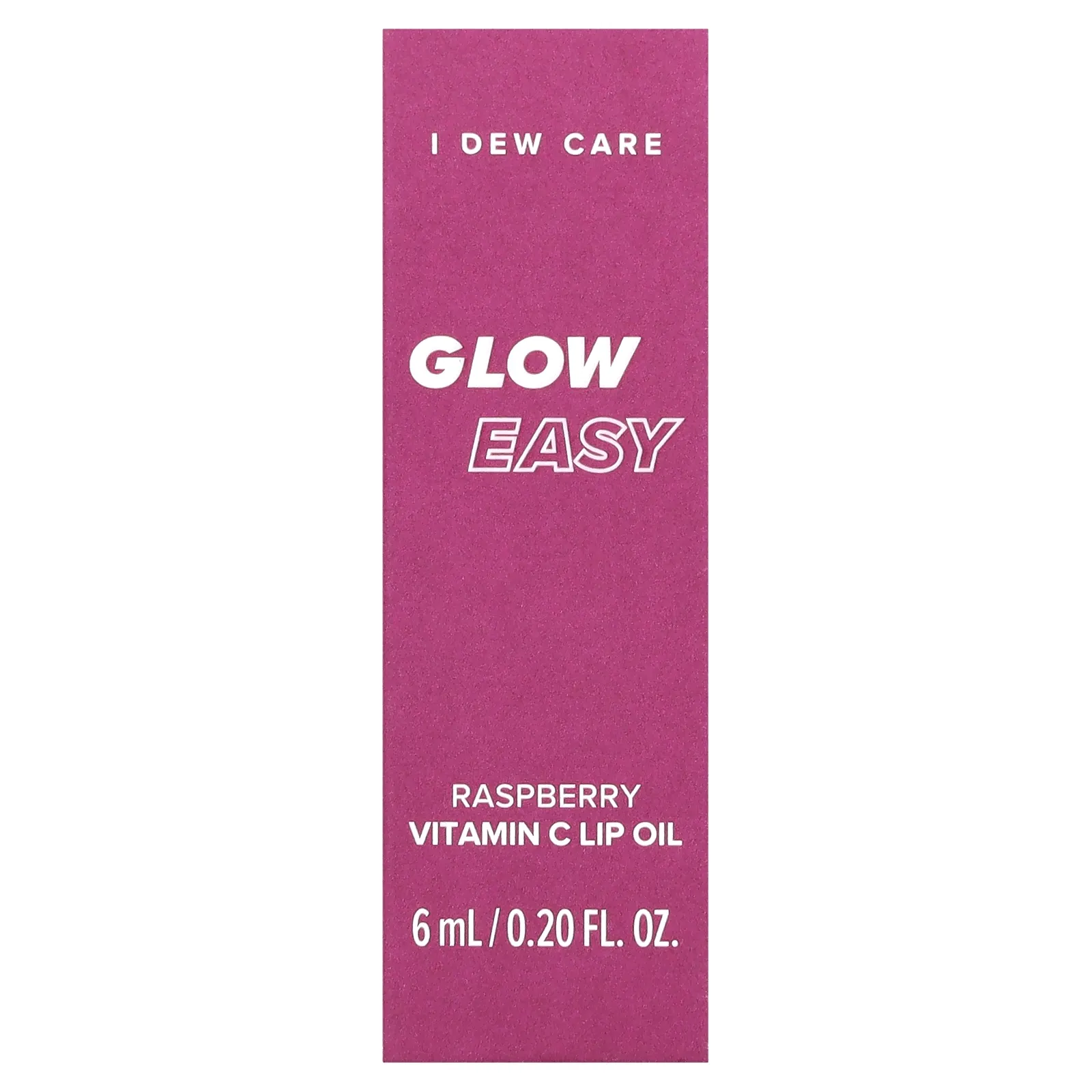 I Dew Care, Glow Easy, масло для губ с витамином C, малина, 6 мл (0,20 жидк. унции)