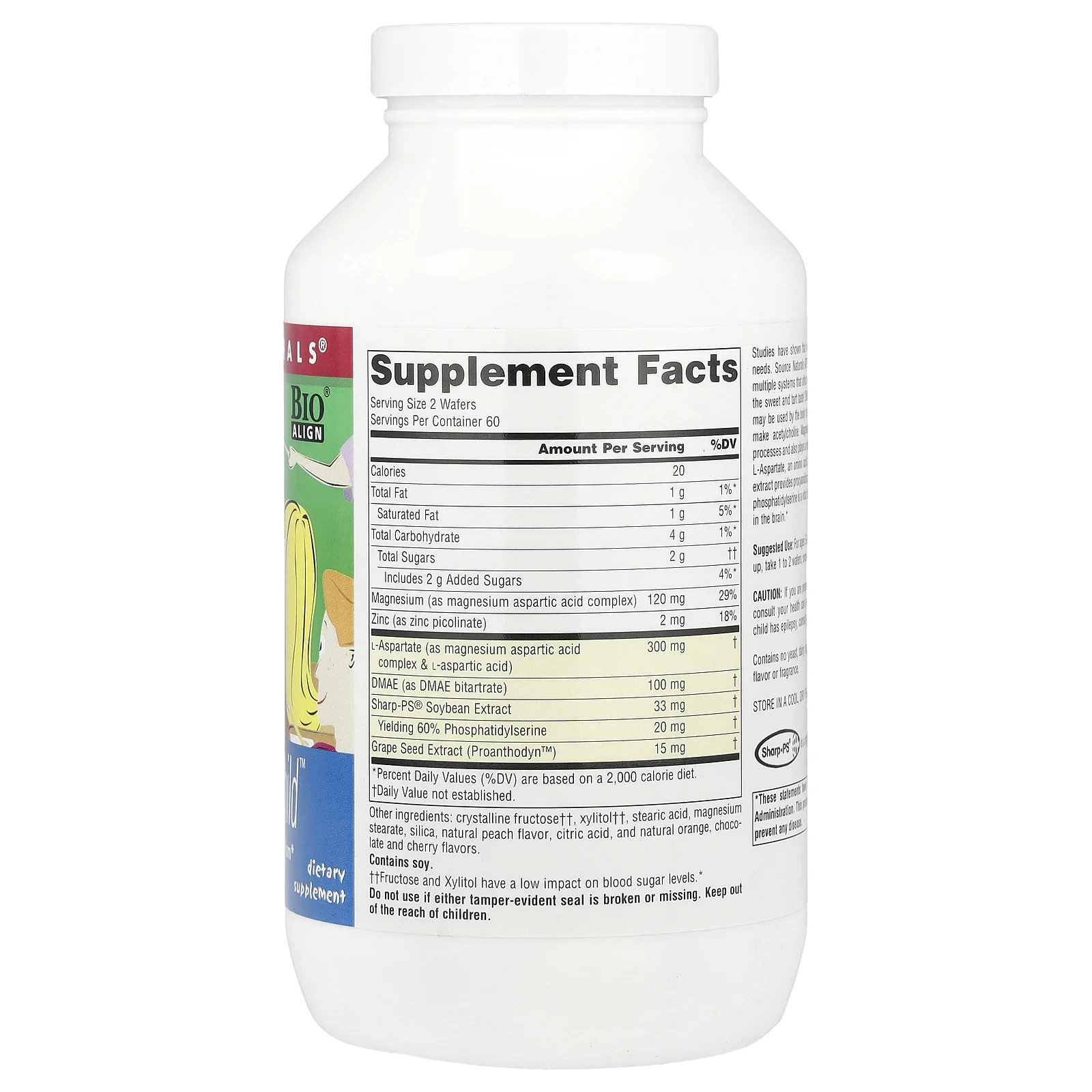 Source Naturals, Attentive Child ™, сладкое и терпкое, 120 жевательных вафель