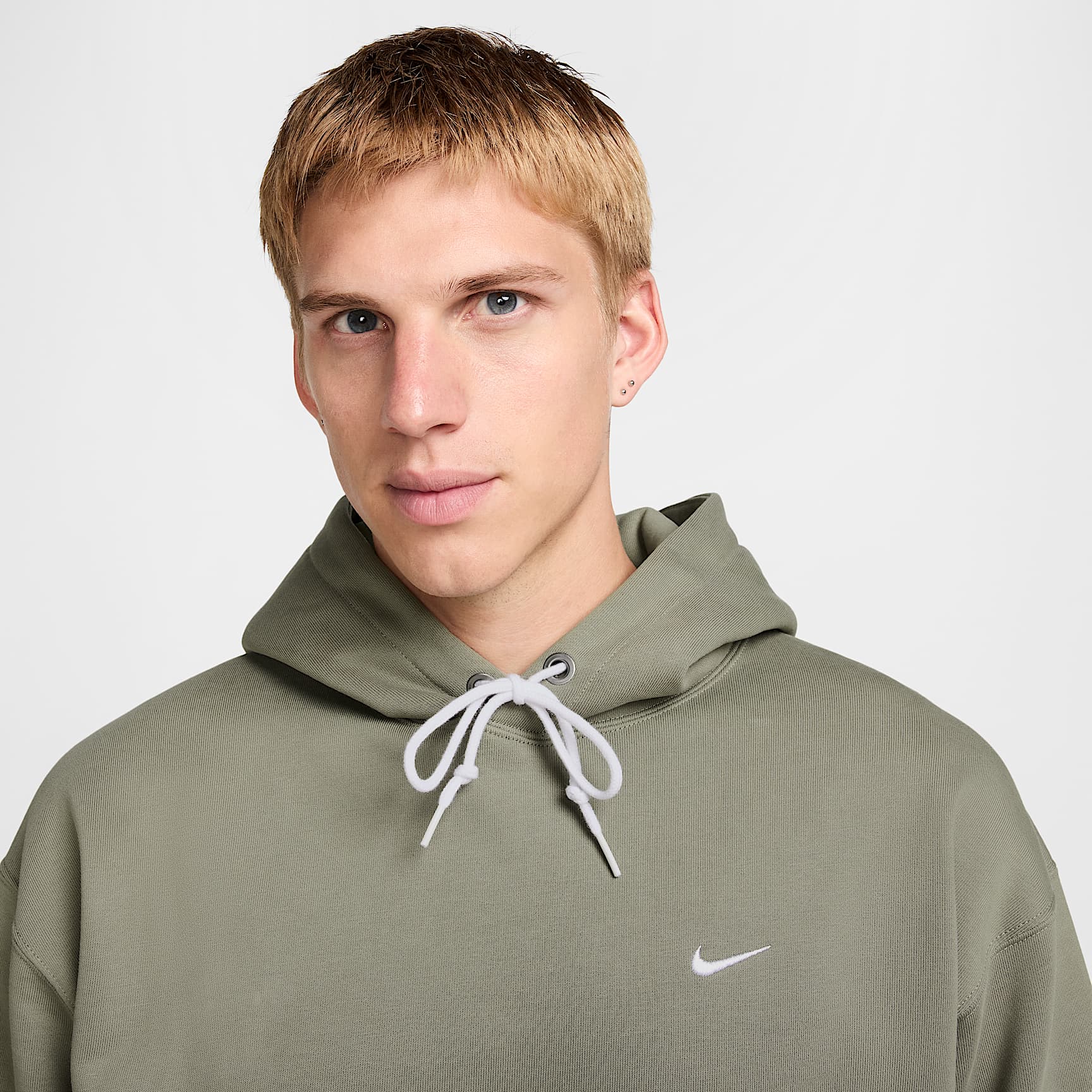 Nike Solo Swoosh Men's Fleece Pullover Hoodie