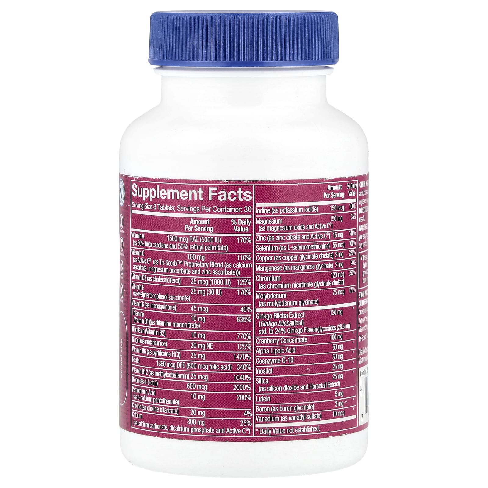 The Vitamin Shoppe, Ultimate Woman® 50+, мультивитамины и мультиминералы, 90 таблеток