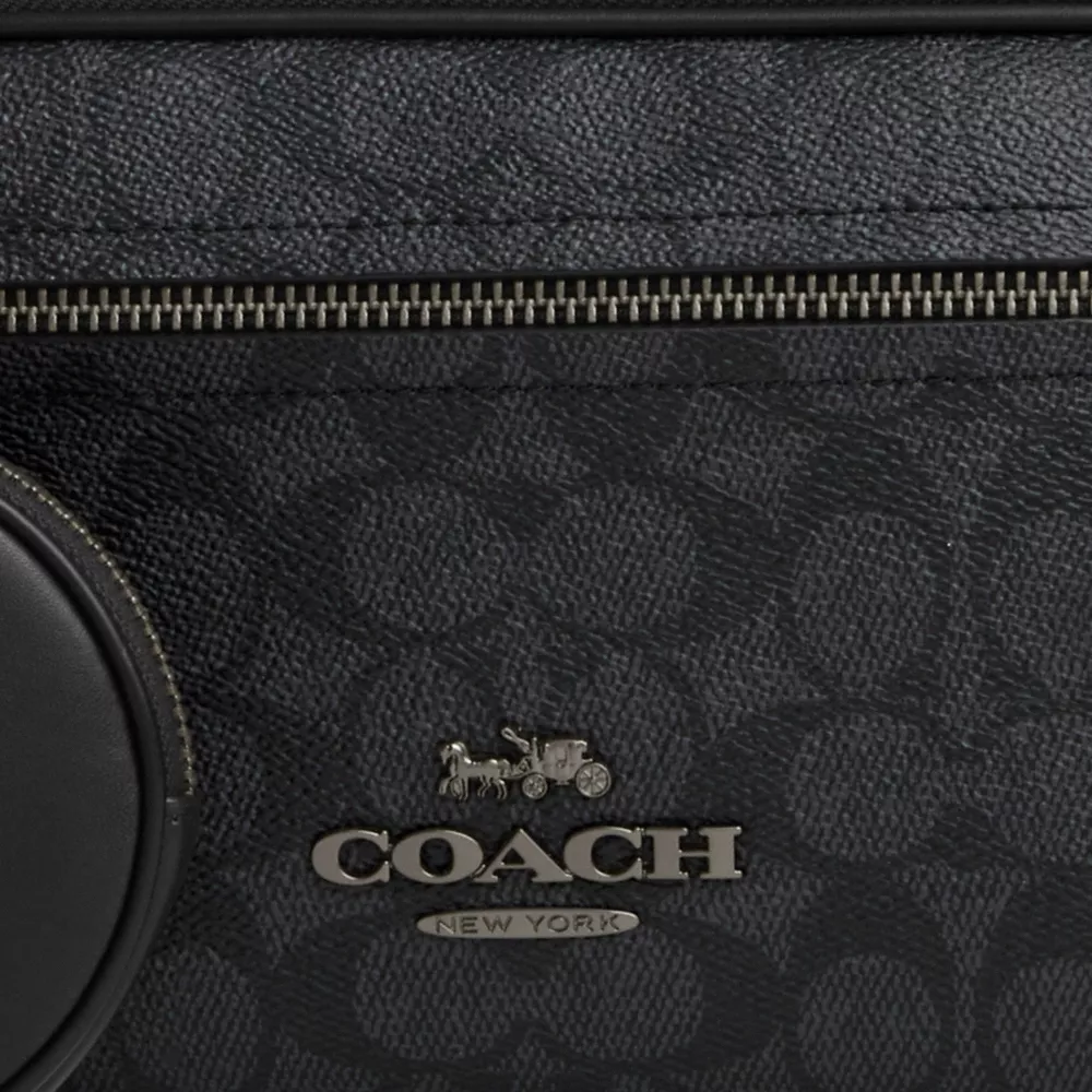Сумка COACH Elias Belt Bag In Signature Canvas
