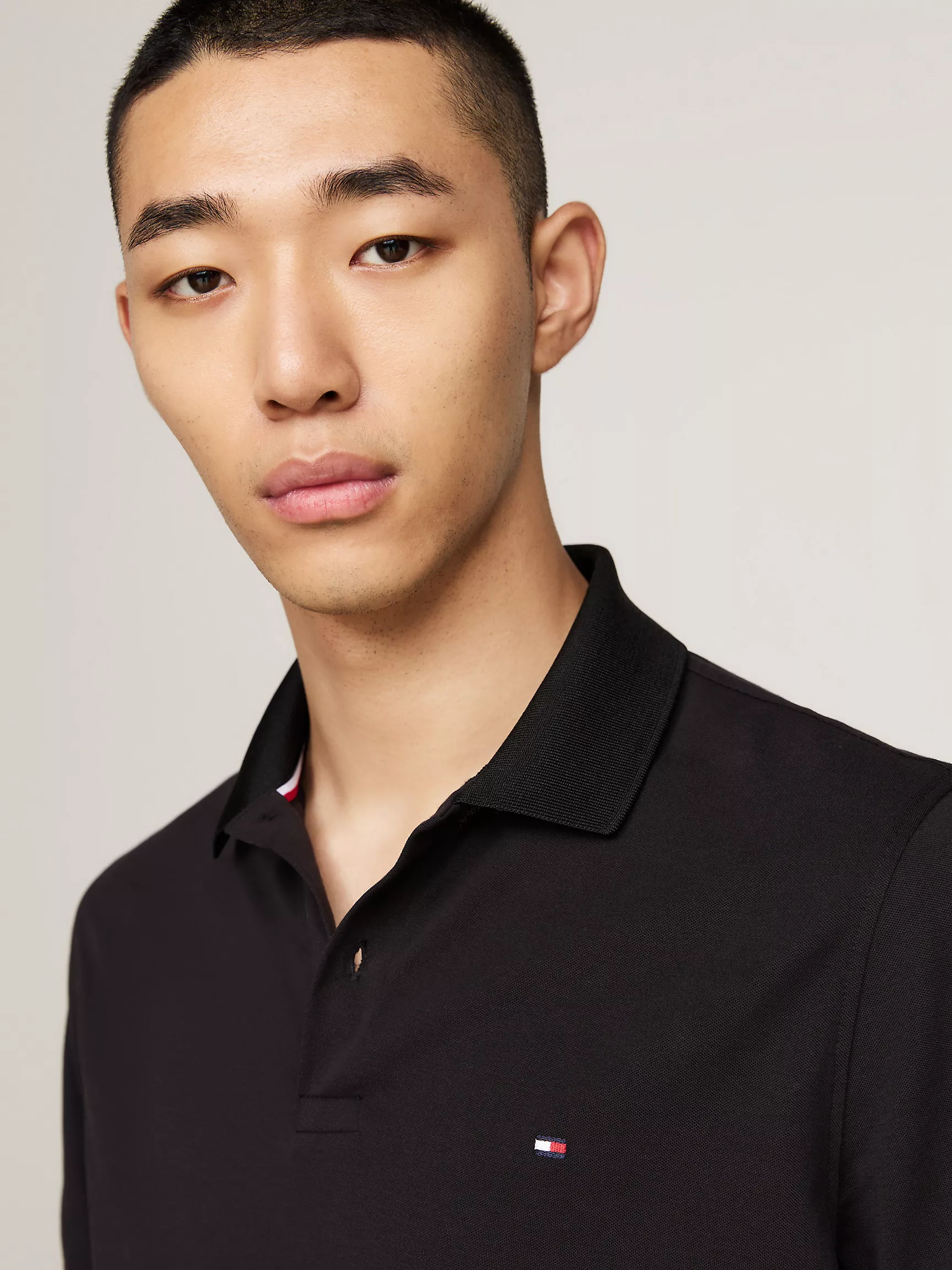 Мужское поло Tommy Hilfiger, Стандартное поло из технологичного пике