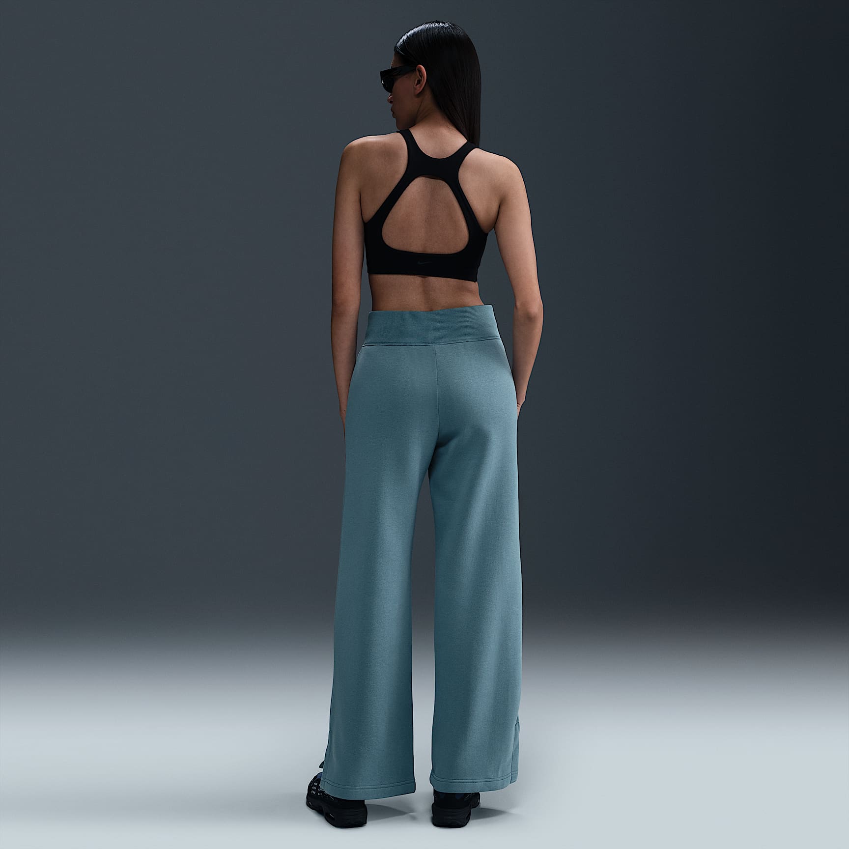 Nike Sportswear Phoenix Fleece Women's High-Waisted Wide-Leg Sweatpants