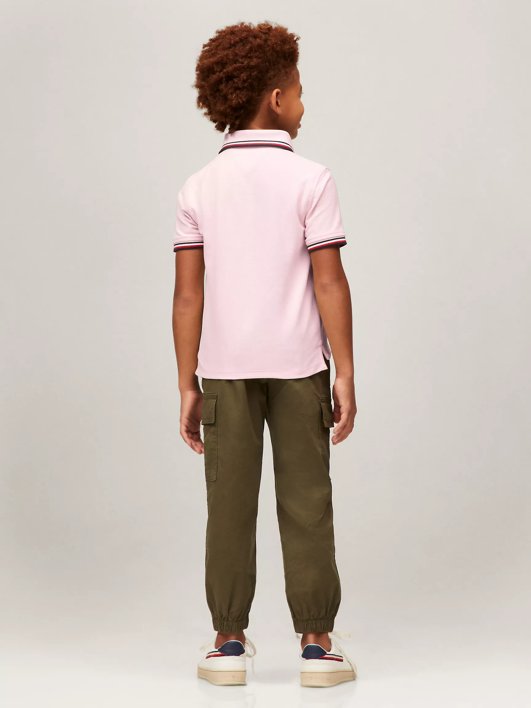 Рубашка-поло для мальчиков Tommy Hilfiger, Детское поло с коротким рукавом и влагоотводящей технологией Tommy