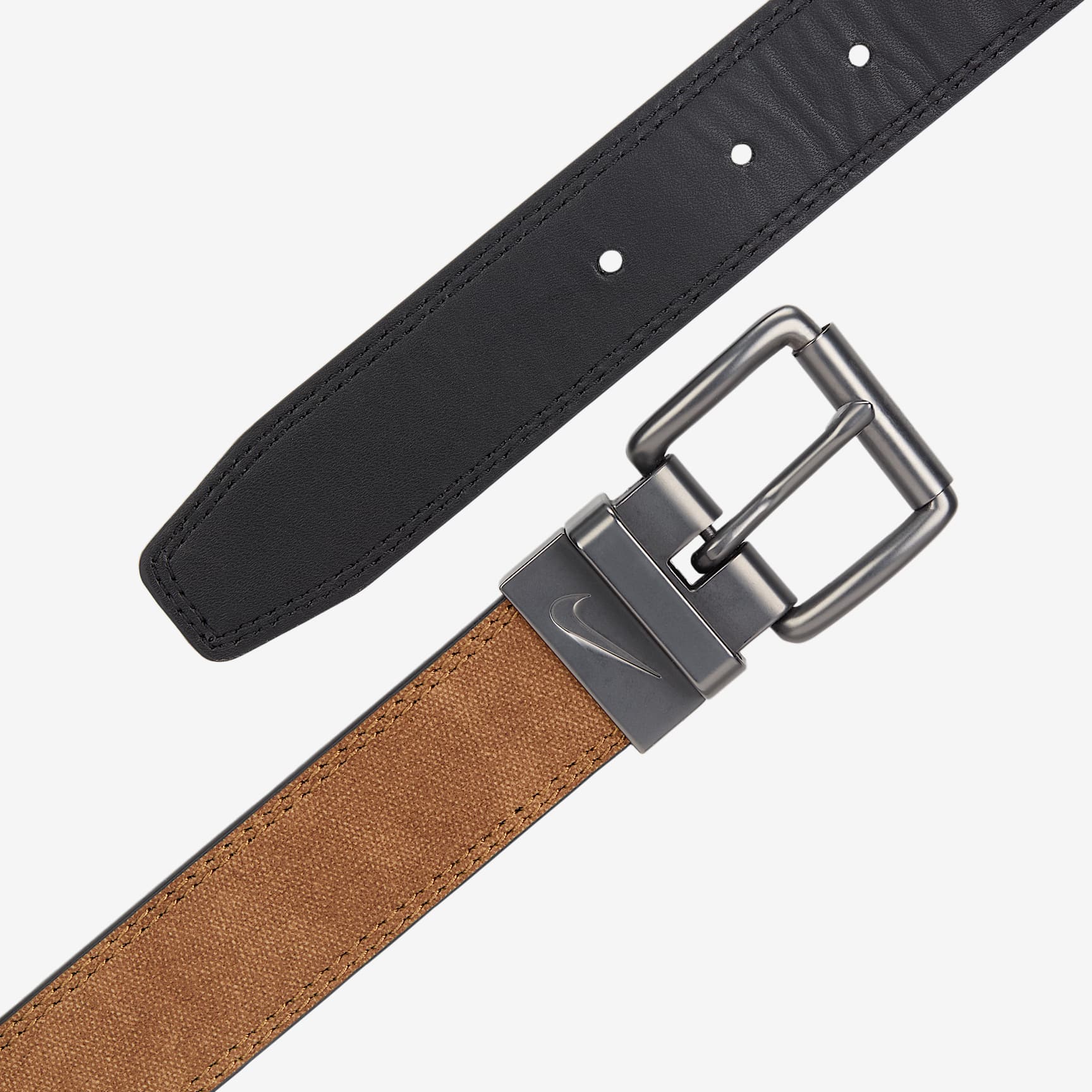 Nike Big Kids' Reversible Double-Row Stitch Belt