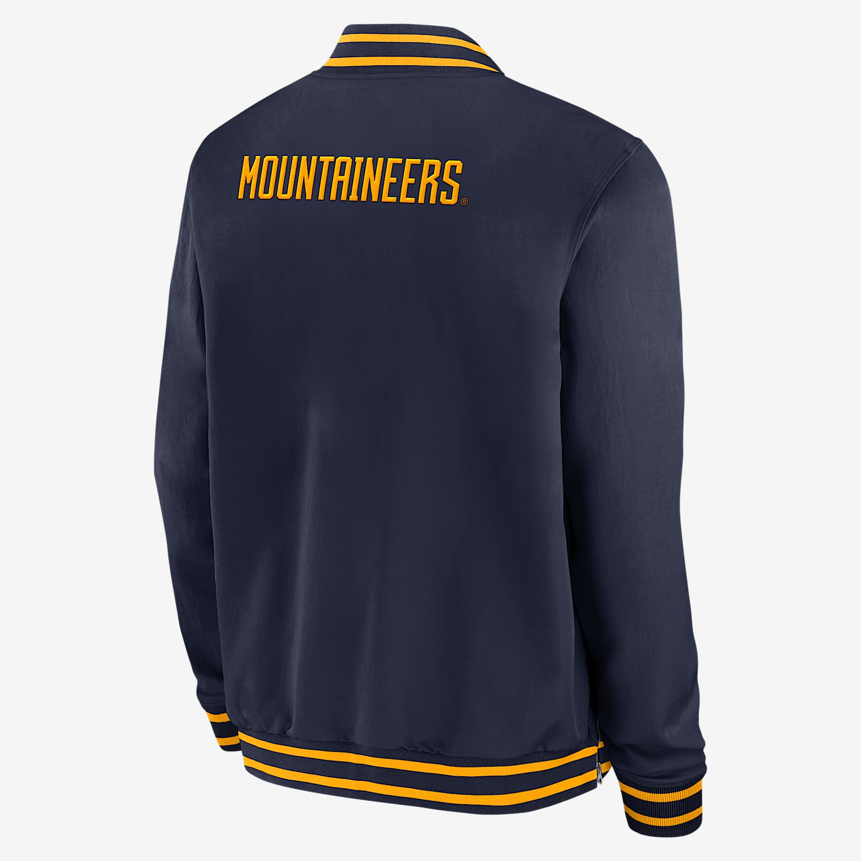 West Virginia Mountaineers Sideline Men's Nike College Full-Zip Bomber Jacket