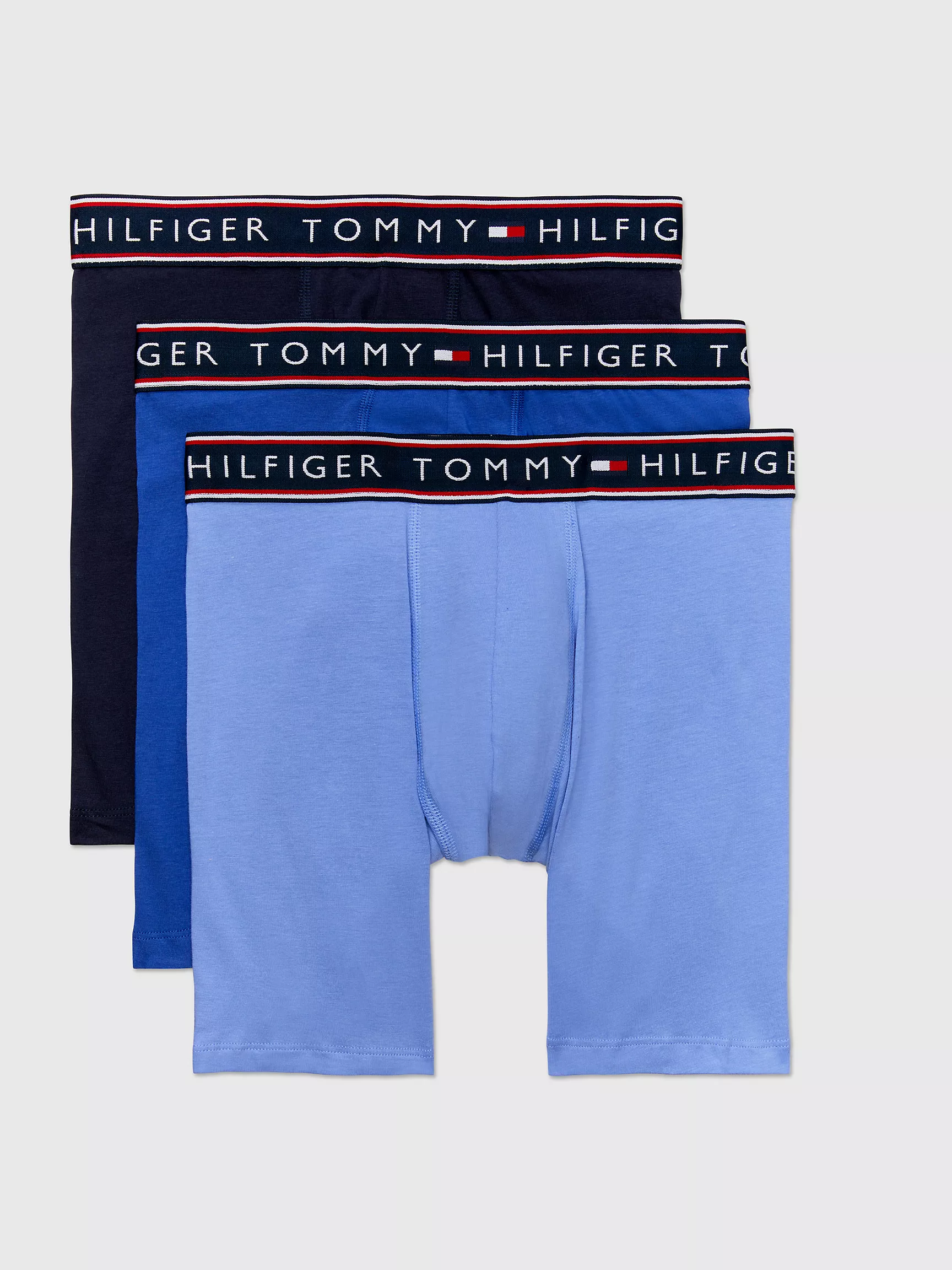 Мужское нижнее белье Tommy Hilfiger, Хлопковые эластичные боксеры-брифы (набор 3 шт.)