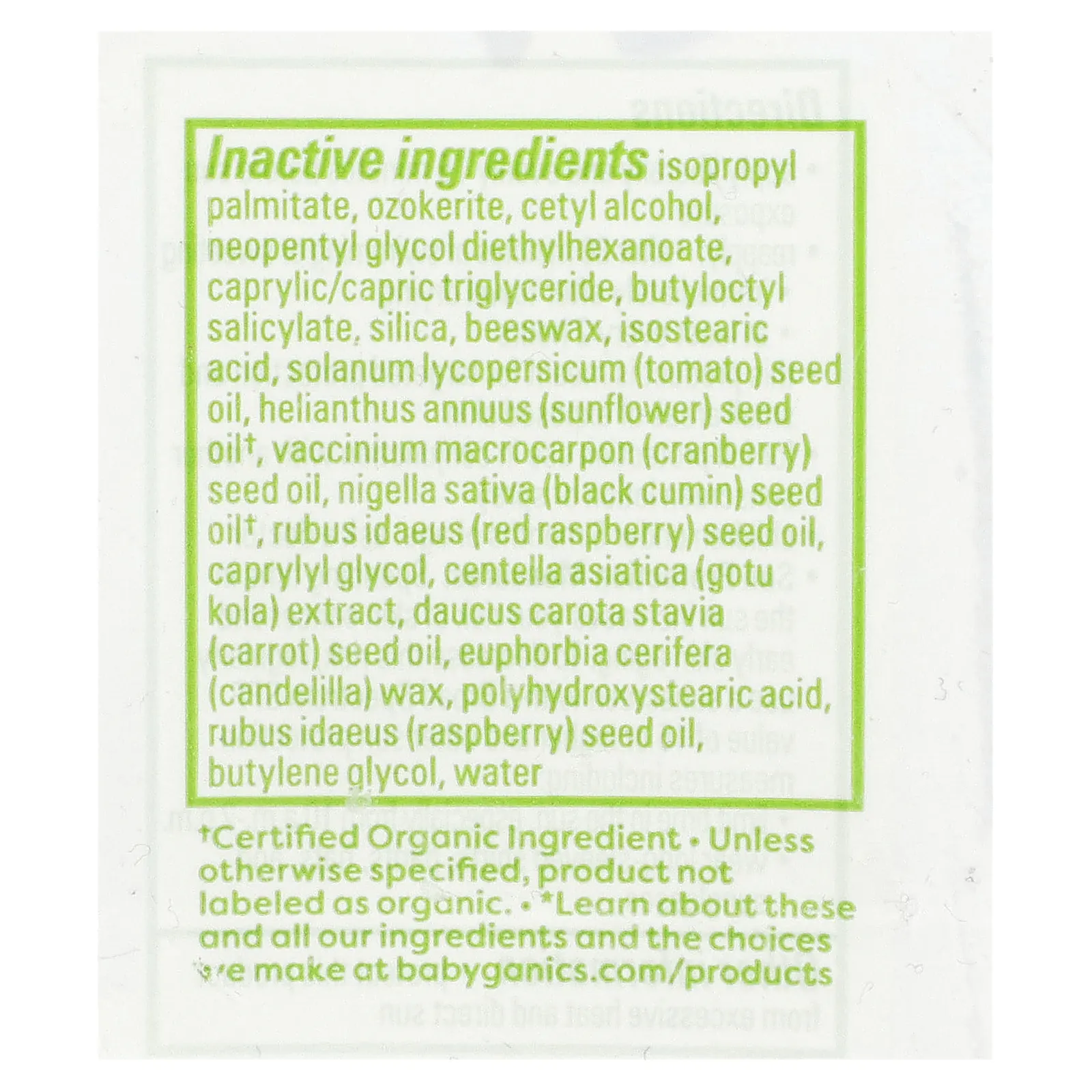 Babyganics, Минеральное солнцезащитное средство для детей, SPF 50, 45 г (1,6 унции)