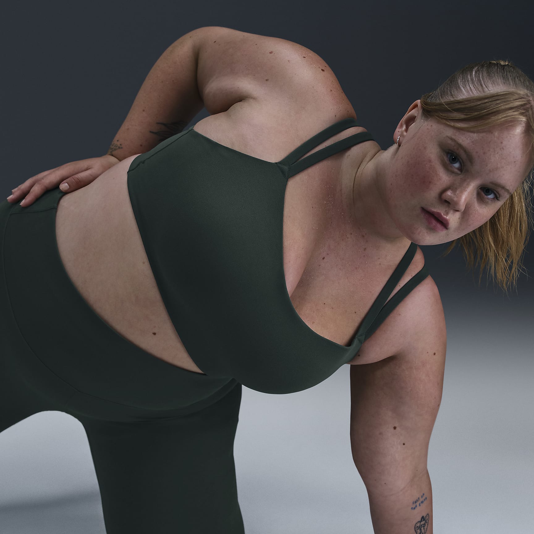 Nike Zenvy Strappy Women's Light-Support Padded Sports Bra (Plus Size)