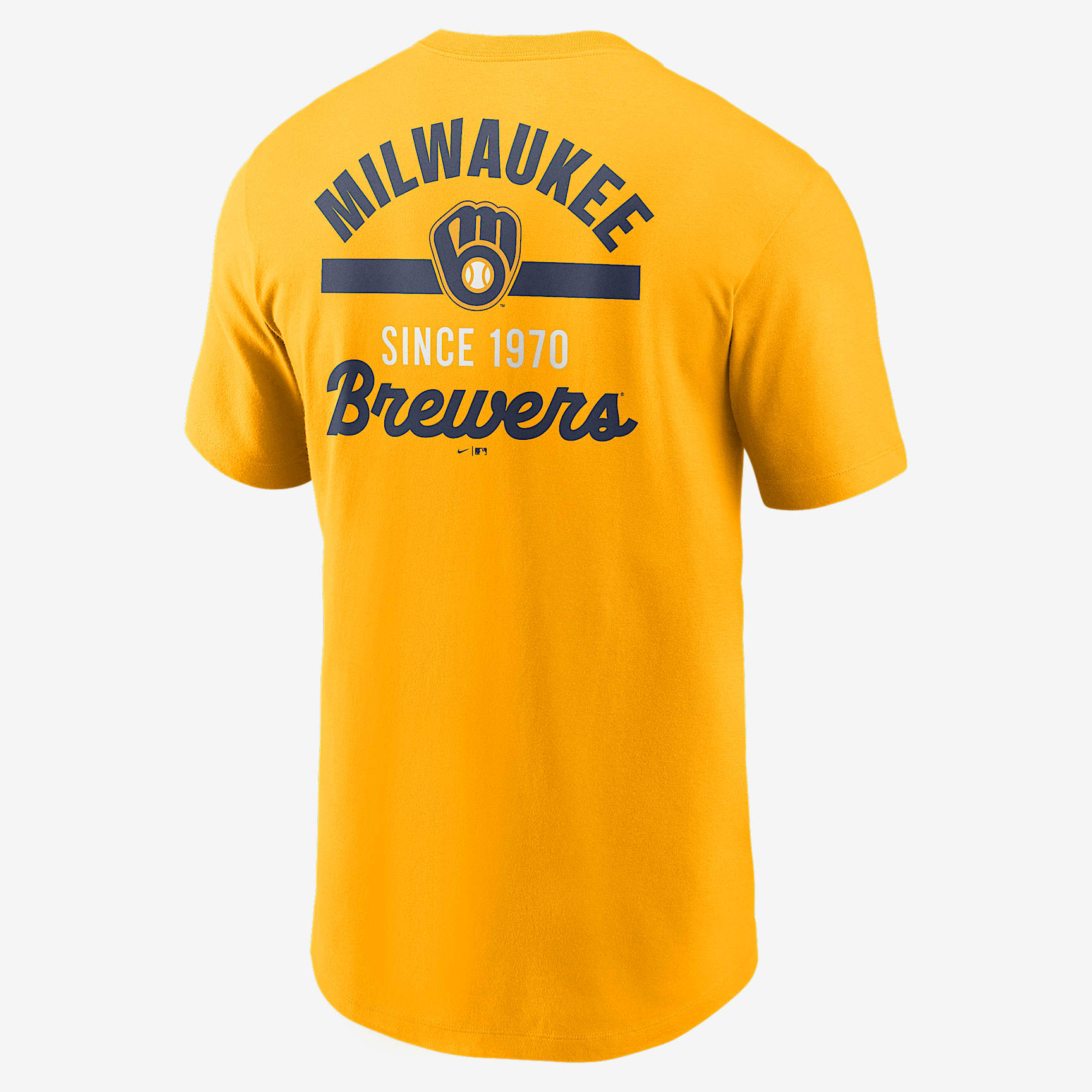 Milwaukee Brewers 2-Hit Men's Nike MLB T-Shirt