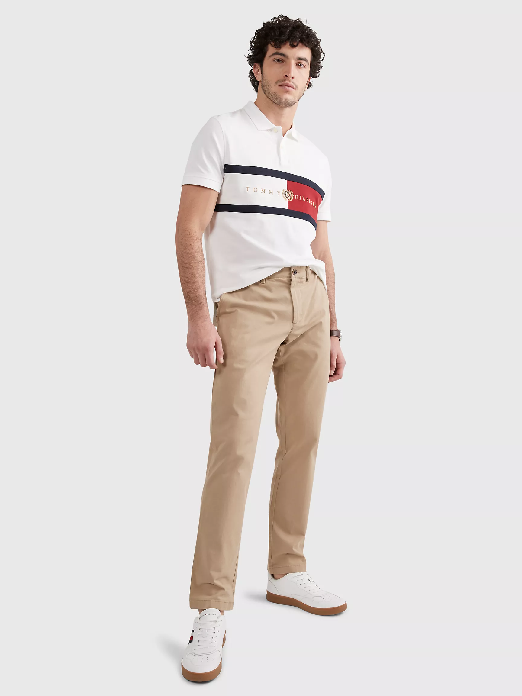 Мужские брюки Tommy Hilfiger, Эластичные комфортные чиносы THFlex