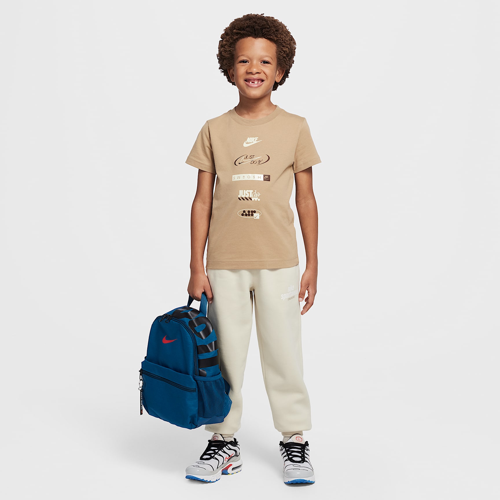 Nike Little Kids' Brandmark Stack T-Shirt
