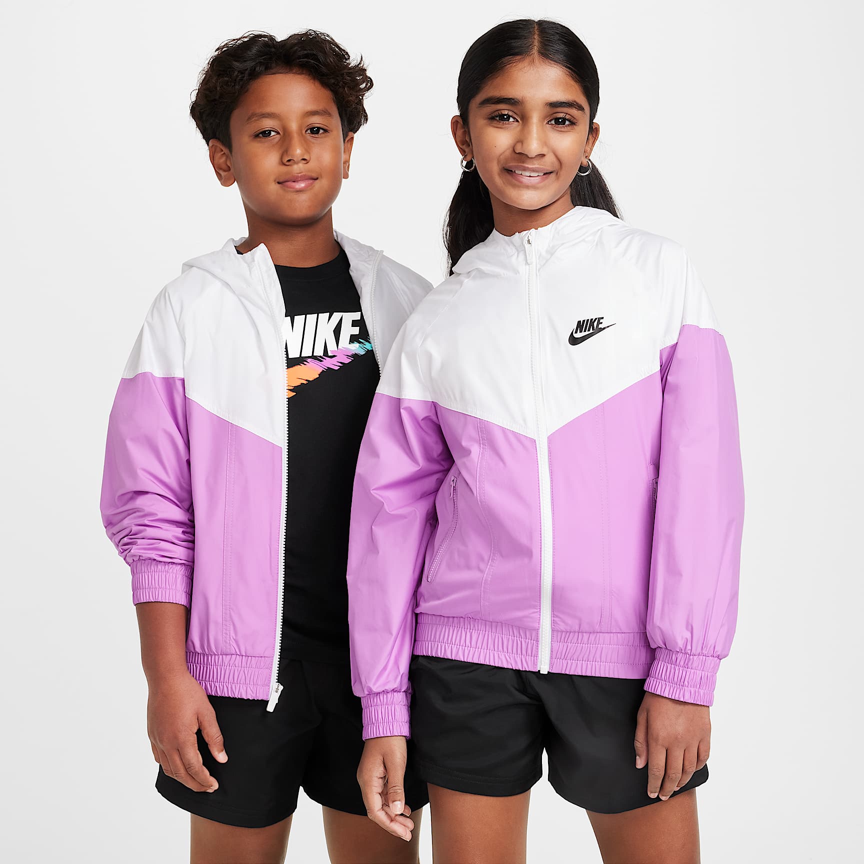 Nike Sportswear Windrunner Big Kids' Hooded Repel Jacket